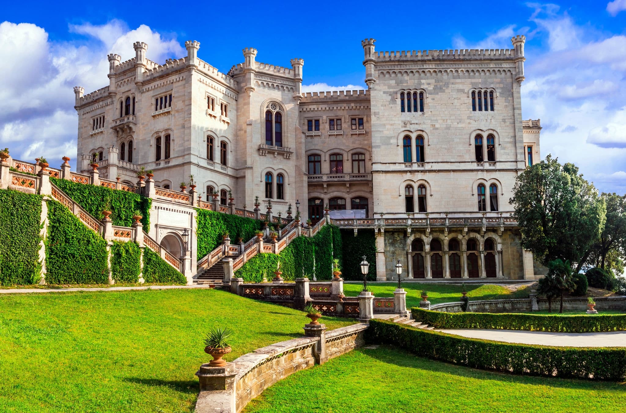 One of the most beautiful castles of Italy - Miramare in Trieste