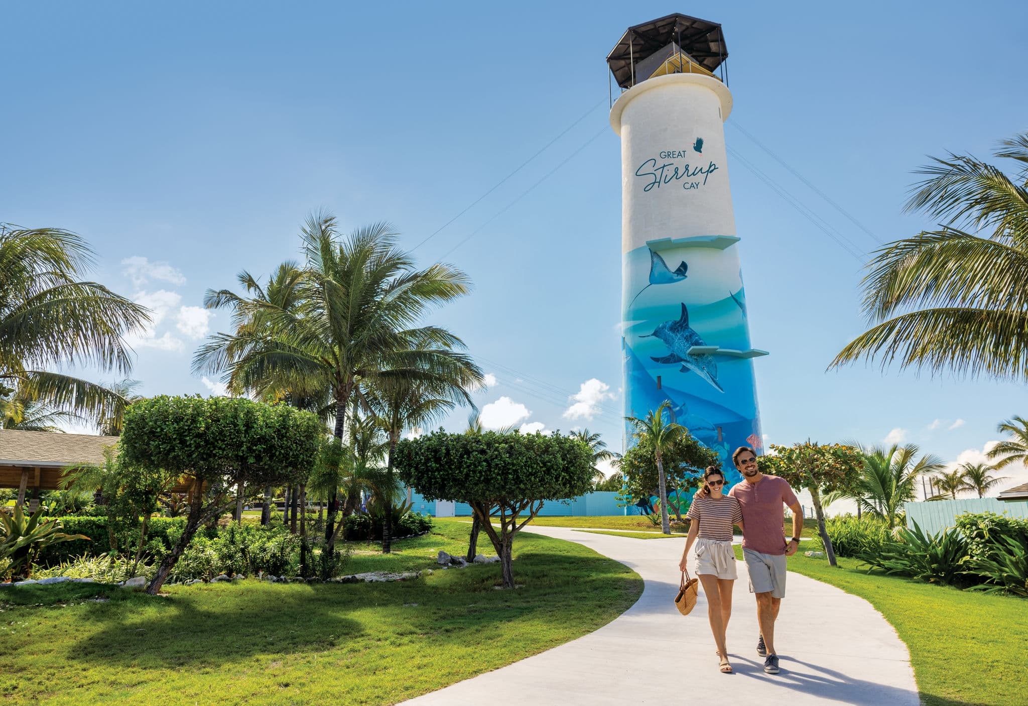 NCL Short Bahamas Lifestyle Couple Great Stirrup Cay
