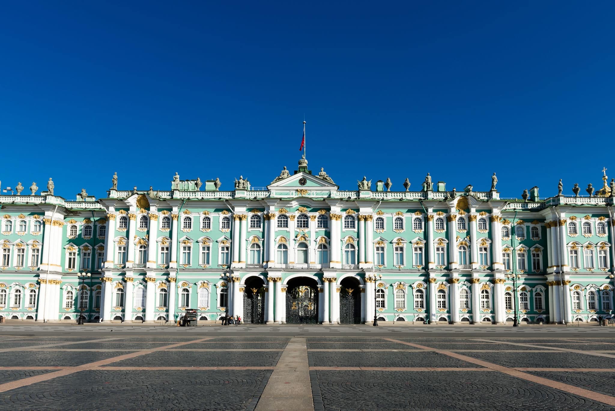 Winter Palace, Hermitage museum in Saint Petersburg, Russia 