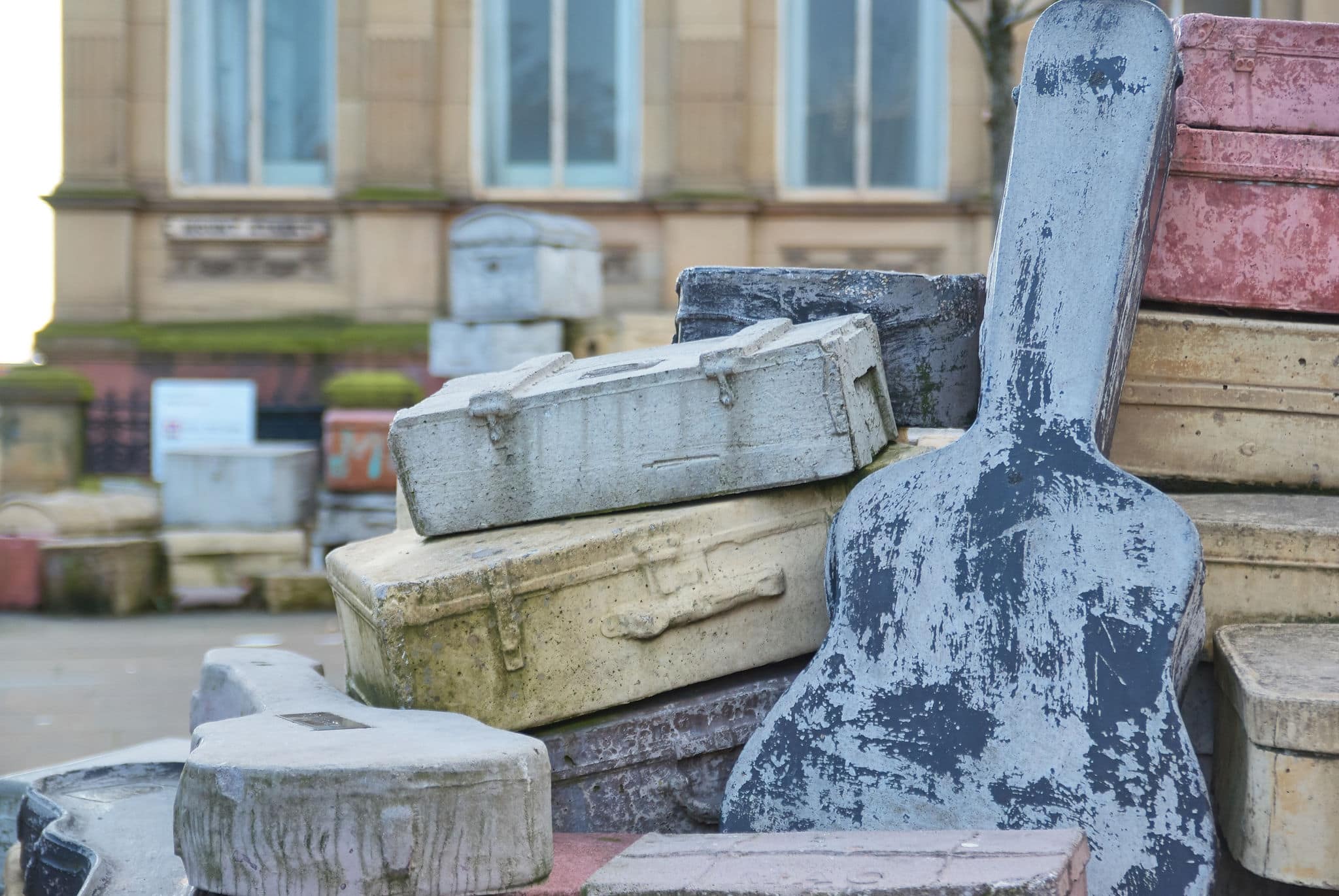 Beatles sculpture on Liverpool street