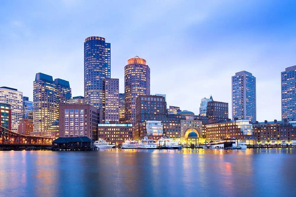 NCL-Boston-Cruise-Skyline-Nighttime