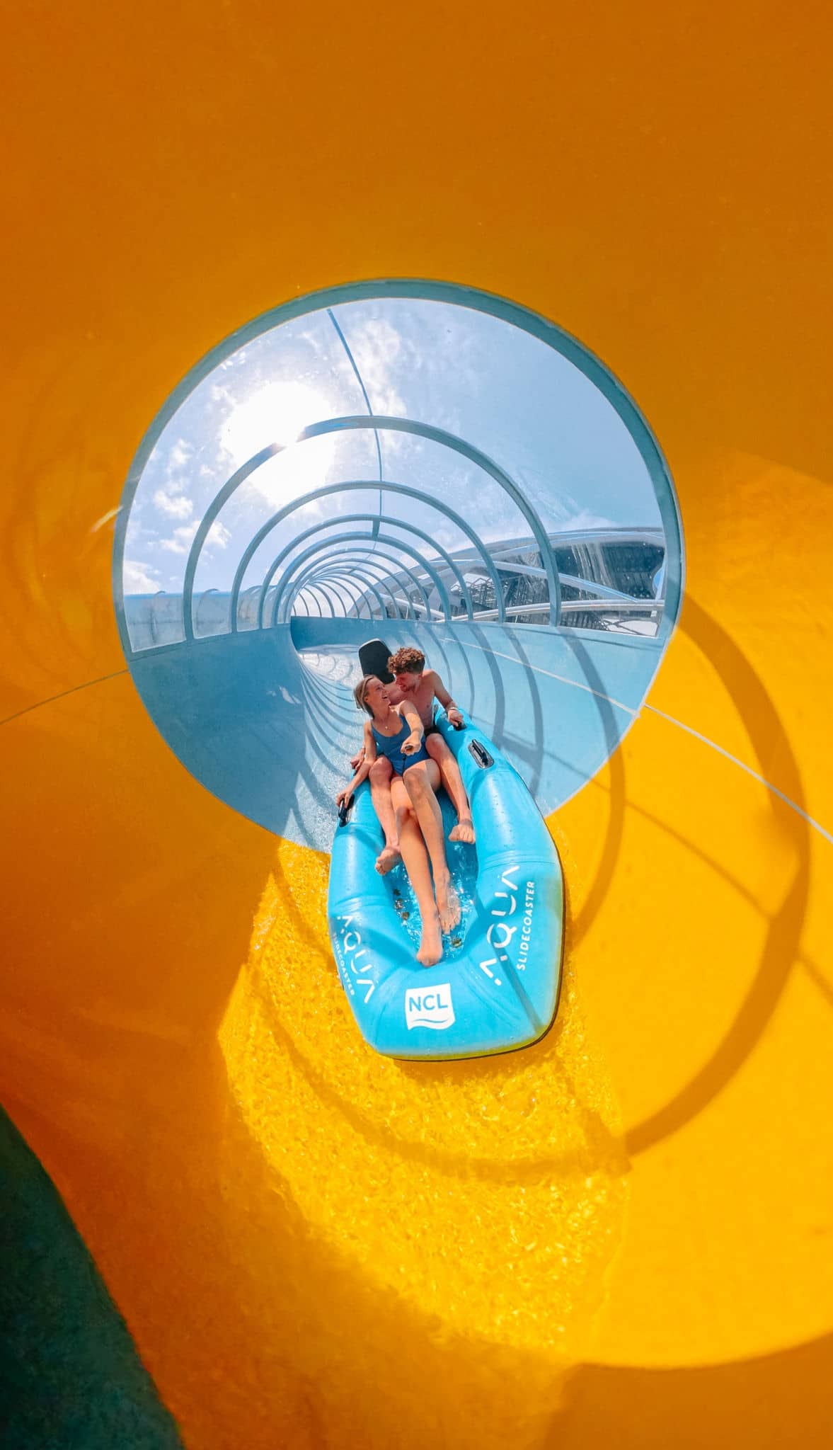 Slide on NCL cruise