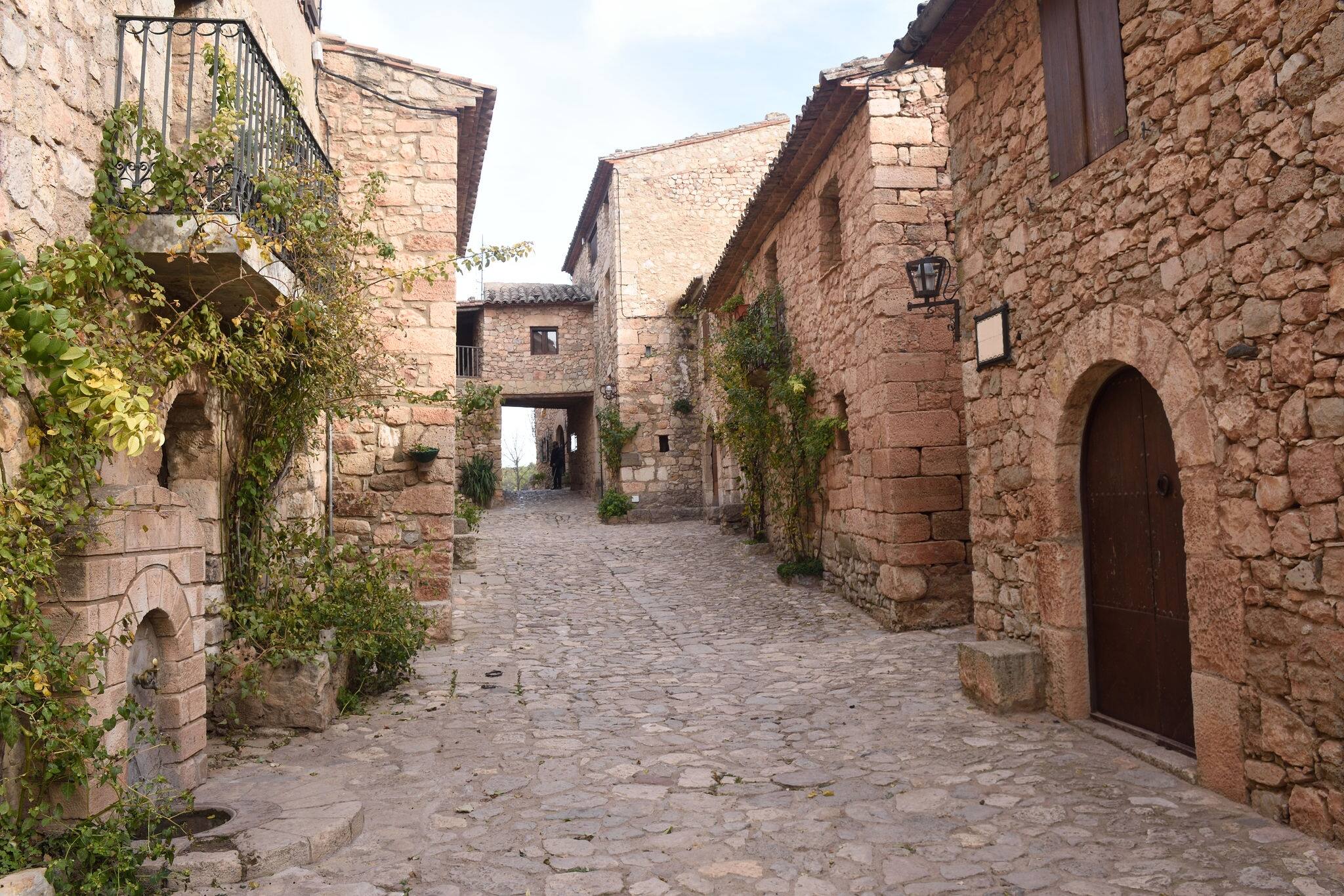 street of  Siurana, El Priorat, Tarragona province, Catalonia, Spain