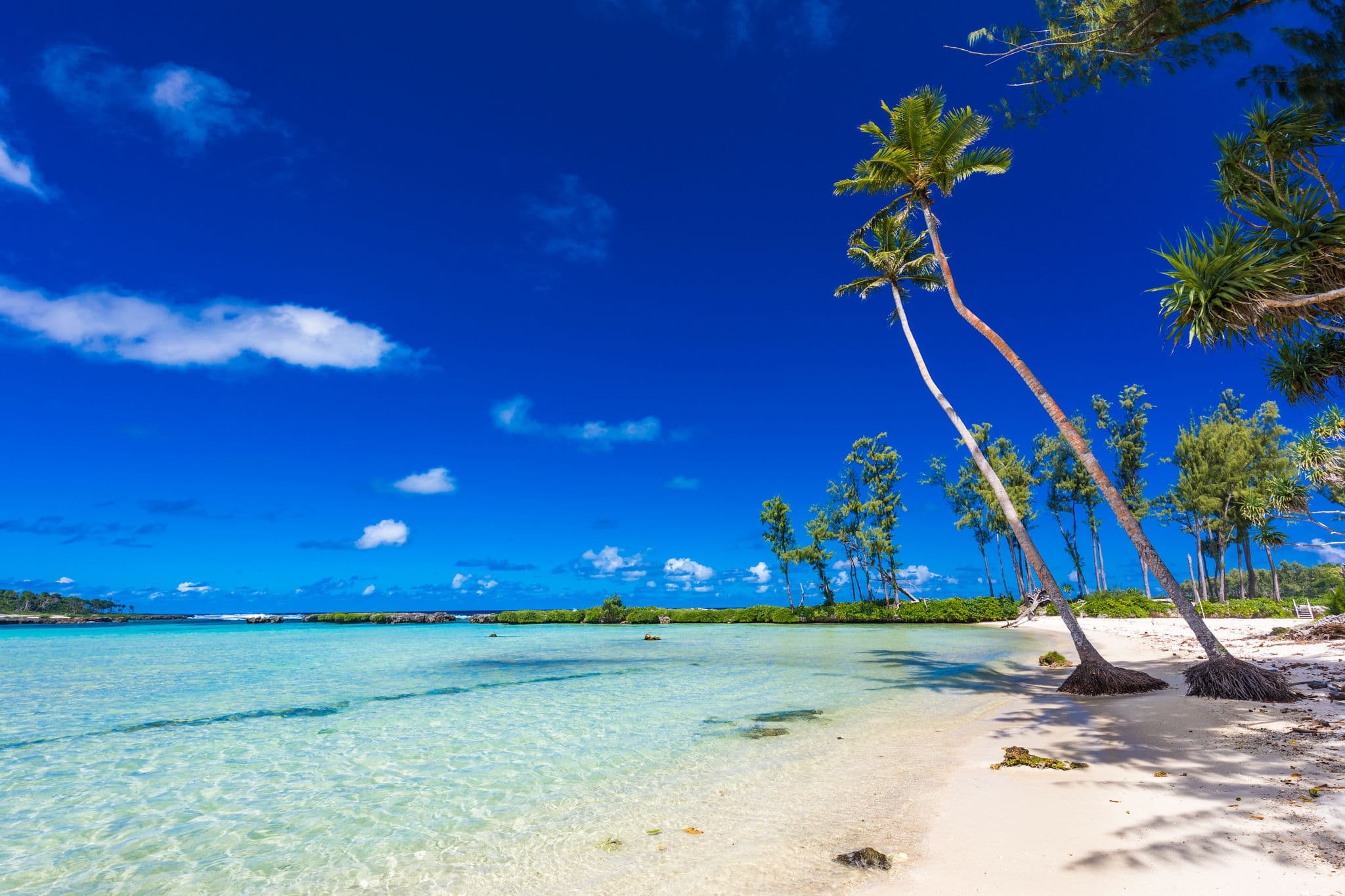Eton Beach on Efate Island, Vanuatu, near Port Vila - famous beach on the east coast
