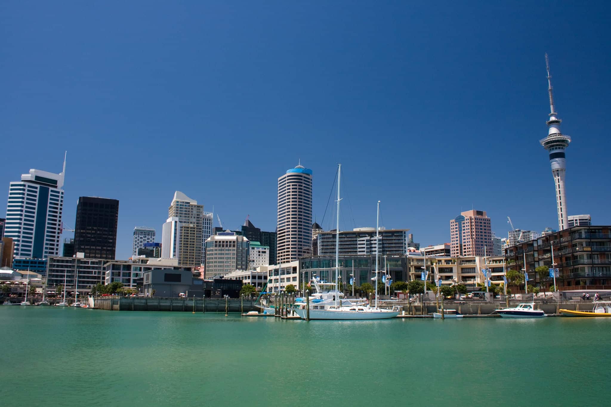 City waterfront. Auckland, New Zealand