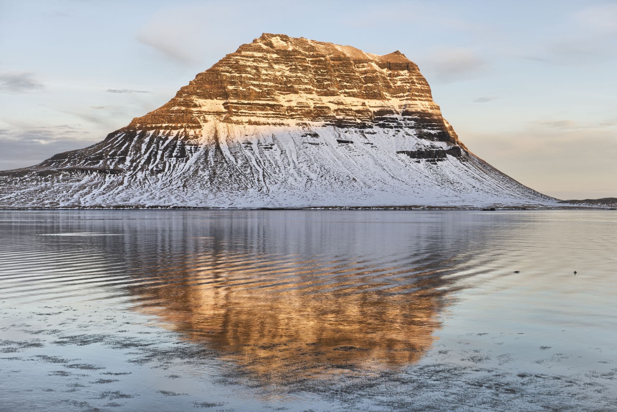 Kirkjufell in early morning light, Grundarfjordur, Iceland
