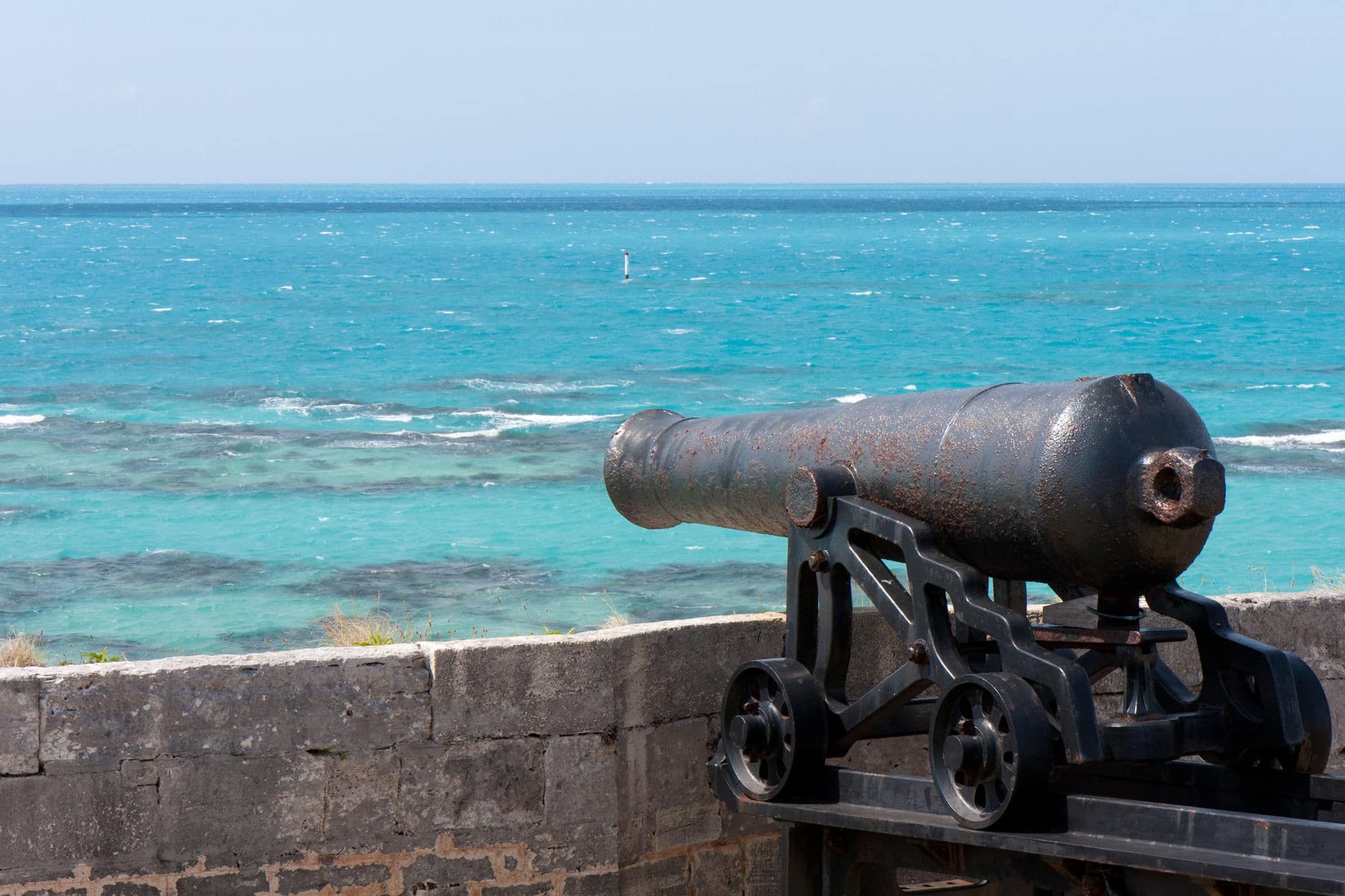 Cannon at The Commissioner's House in Bermuda