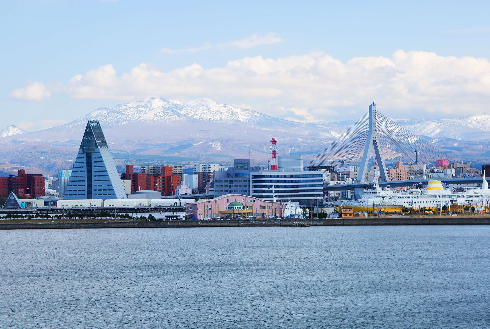 Japan. Aomori. Bay Bridge.