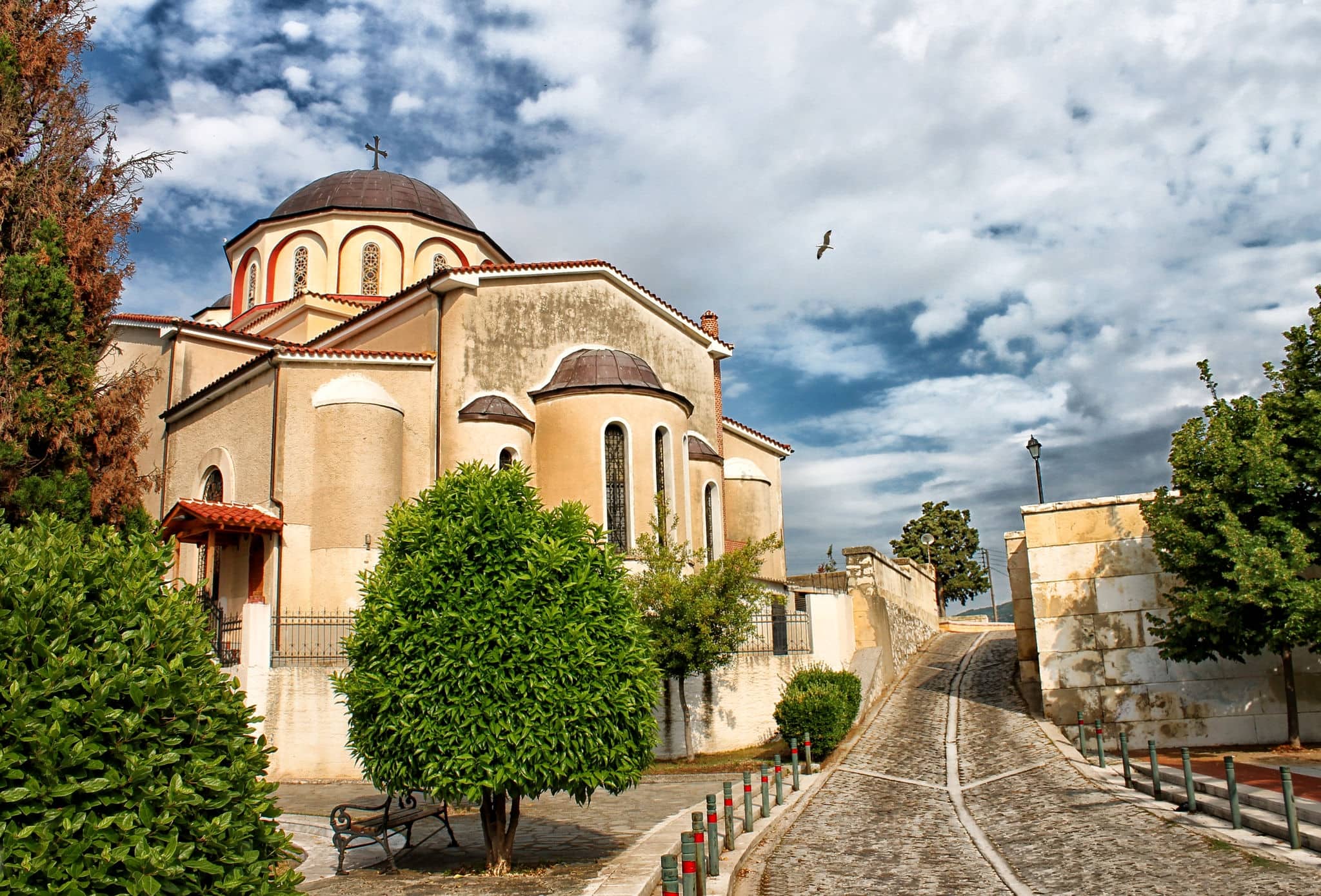 Orthodox church in Kavala, Greece 