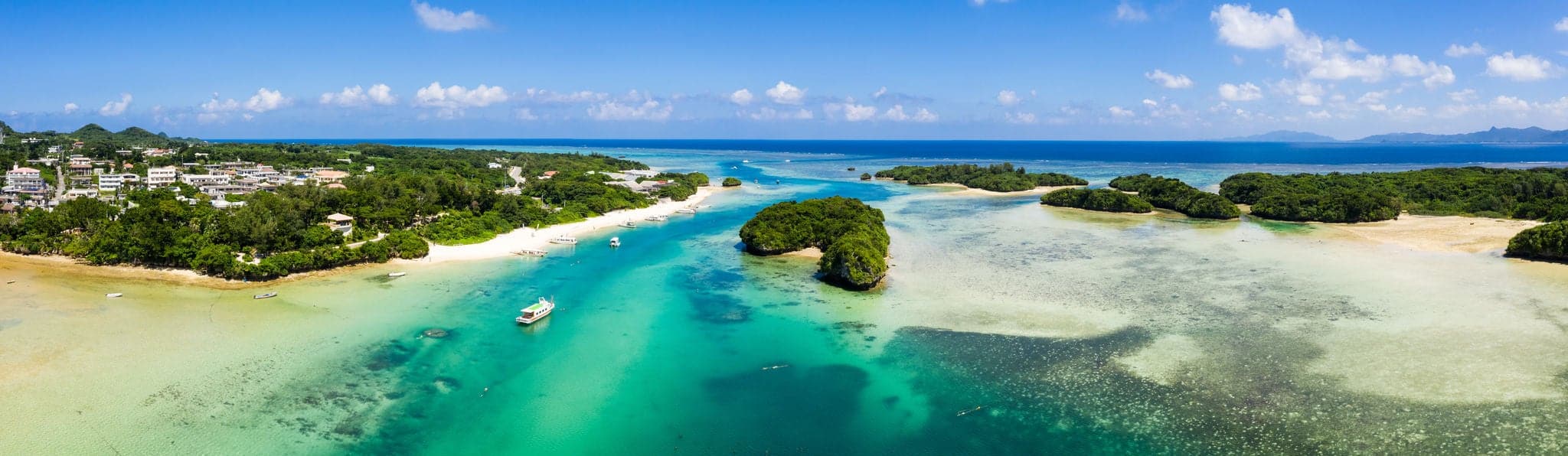 Panoramic of ishigaki island of Japan
