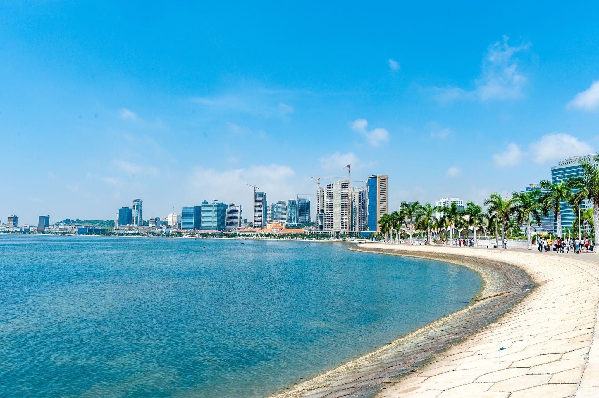 Skyline of the capital Luanda_ Luanda bay_la capitale Luanda_ baie de Luanda