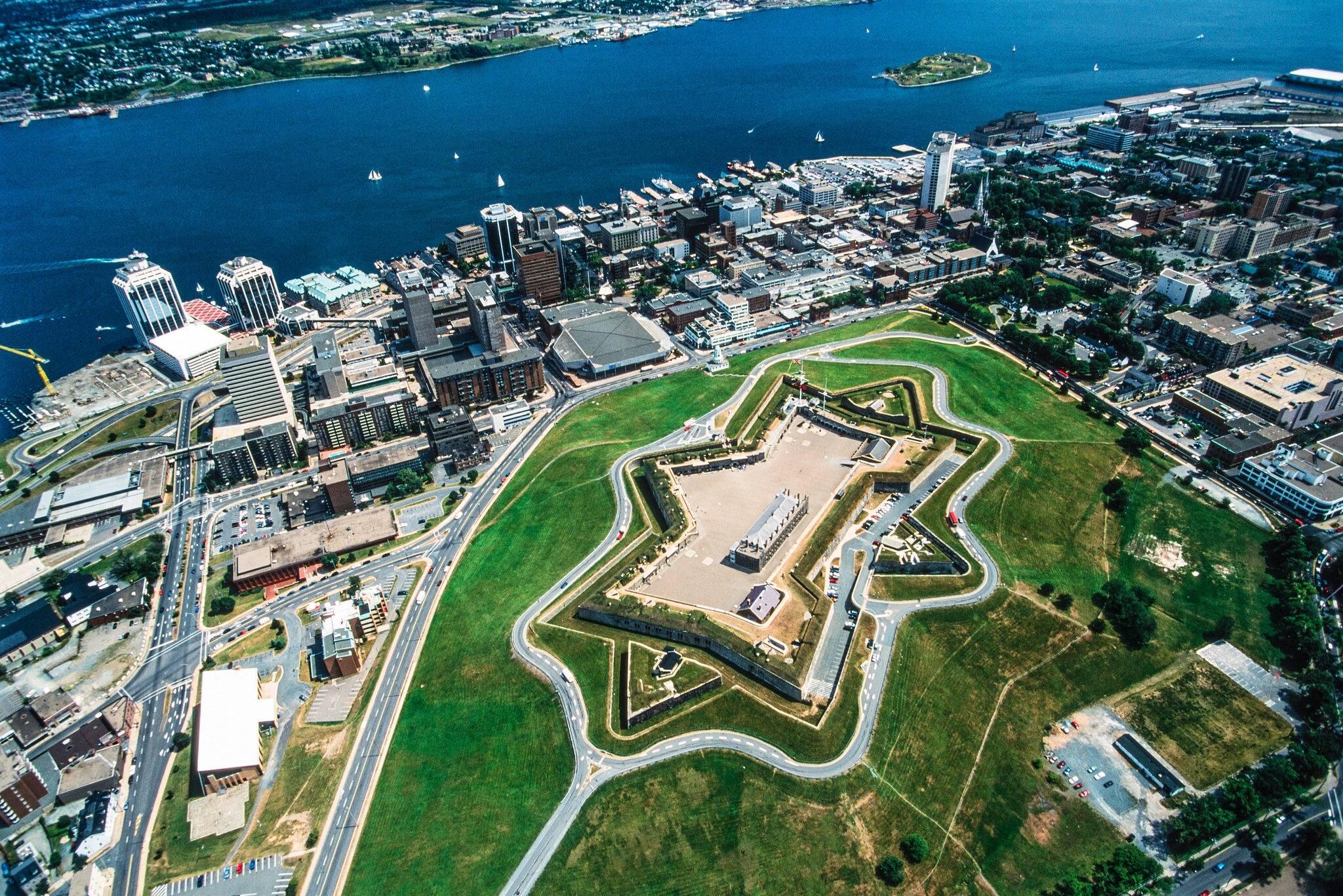 Aerial image of Halifax, Nova Scotia, Canada