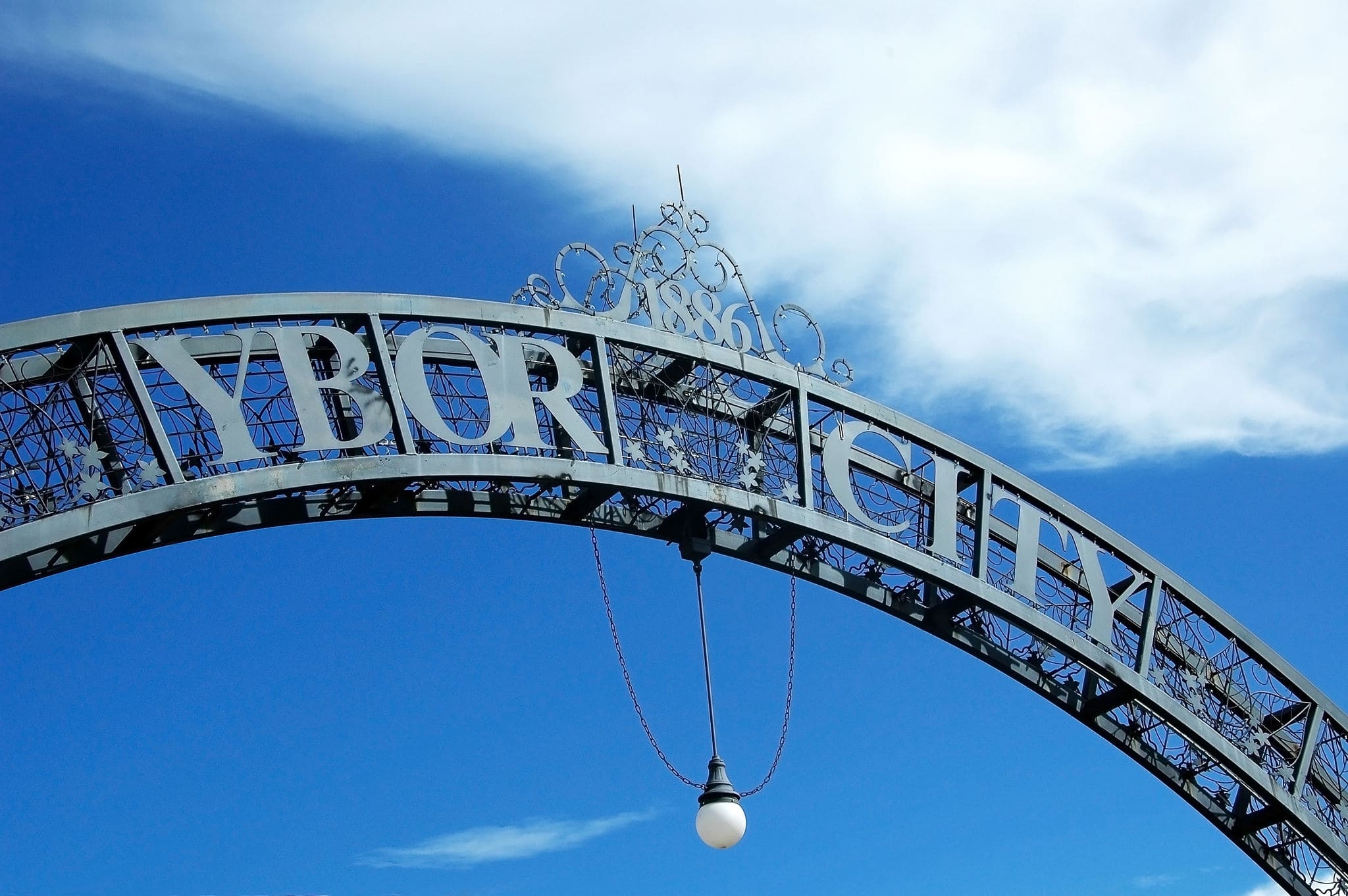 Entrance Street Sign to Ybor City of Tampa