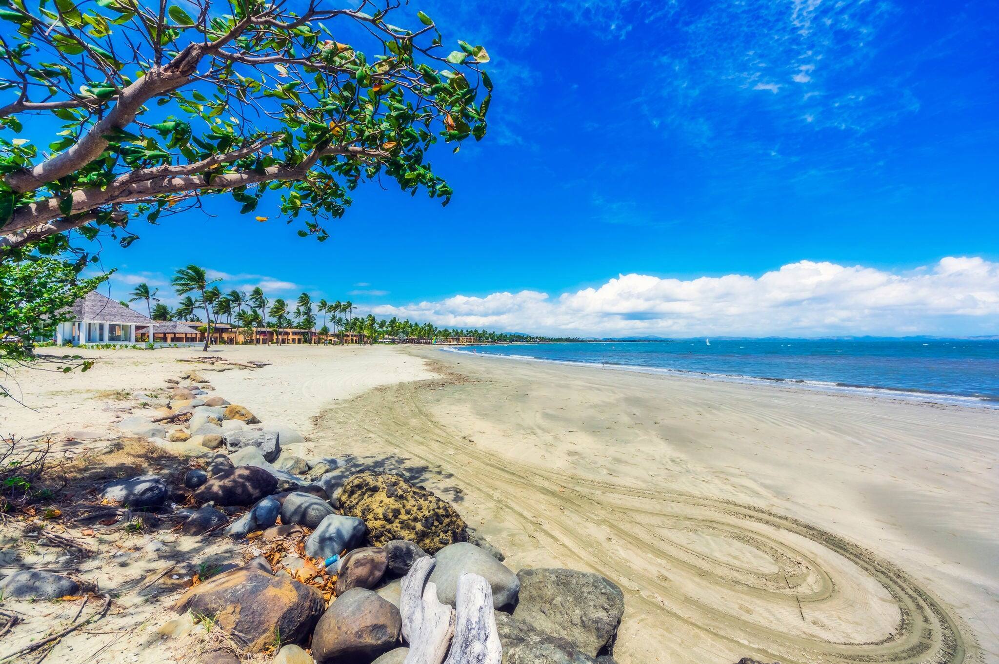 Denarau Island, beach, Fiji, Pacific Ocean