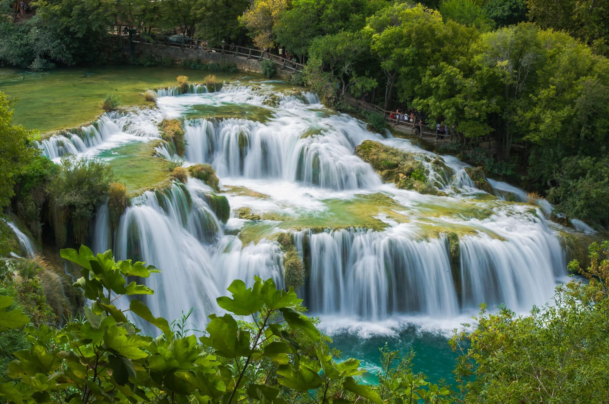 Waterfall in KRKA National Park, Croatia