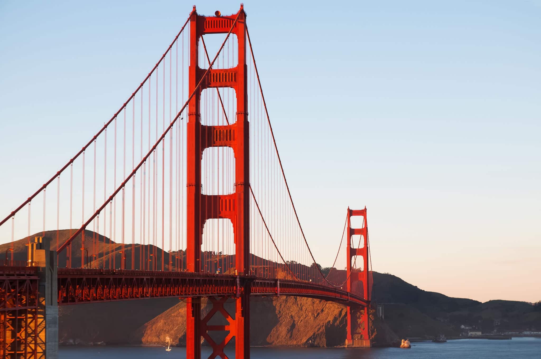 San Francisco Golden Gate bridge landscape