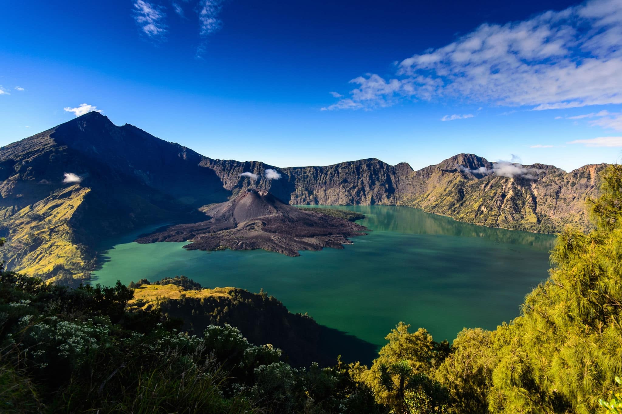 Rinjani volcano, Lombok Island, Indonesia
