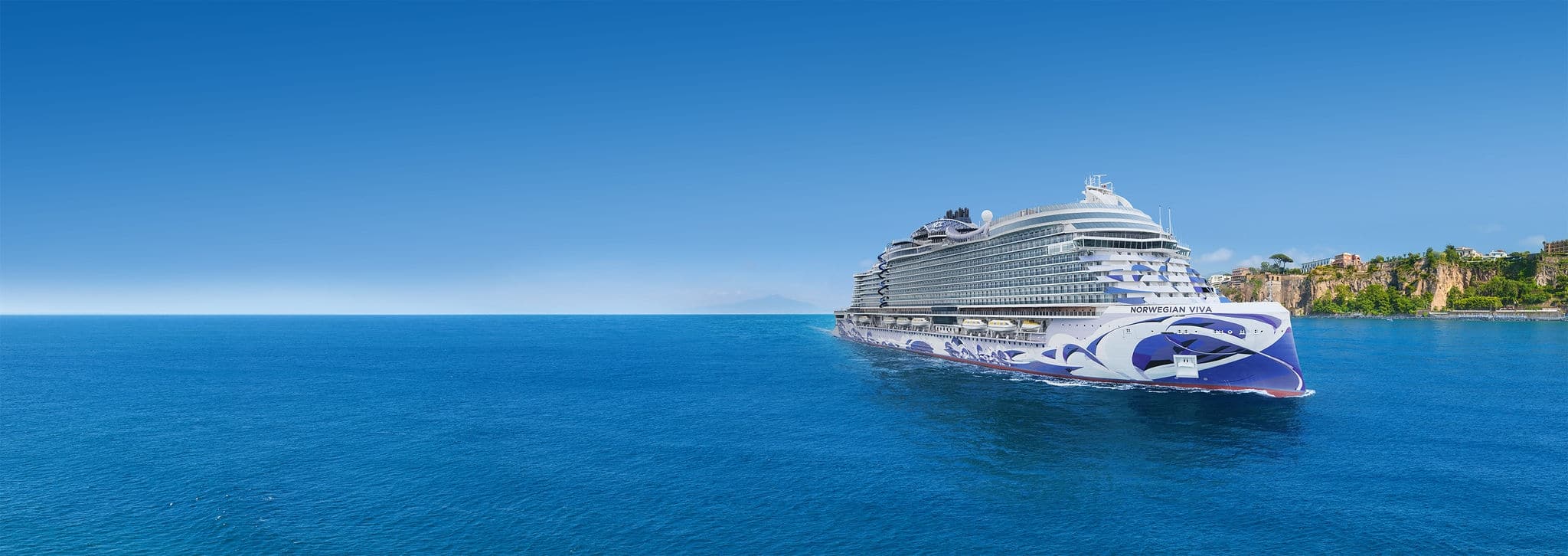 NCL Viva ship on the open ocean