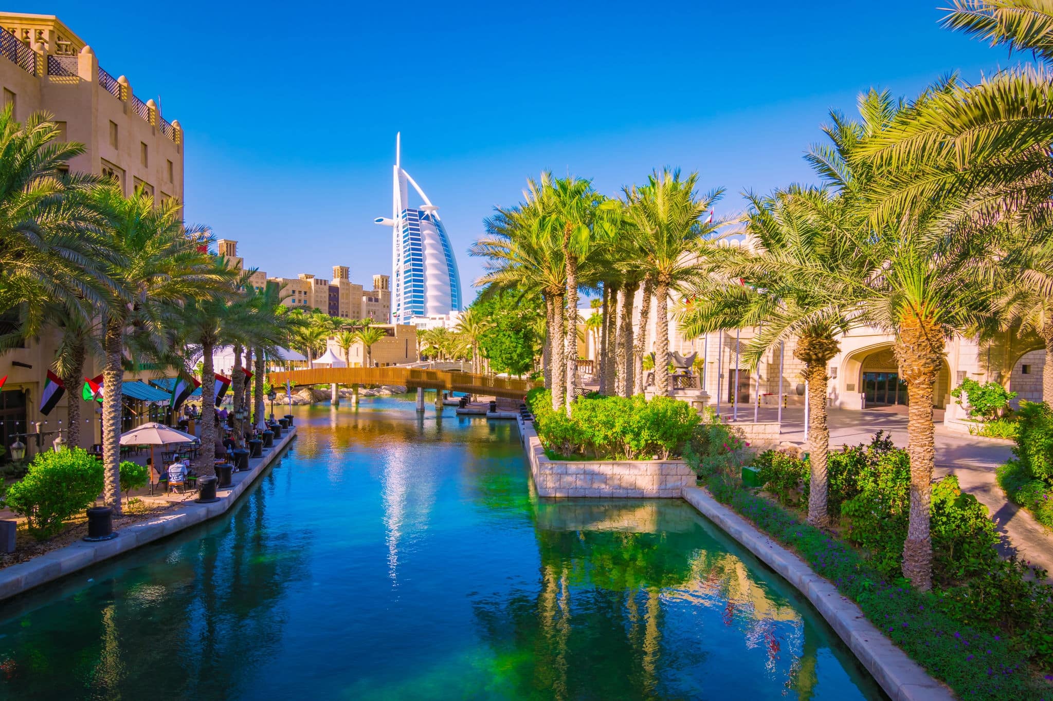 Madinat Jumeirah district in Dubai.