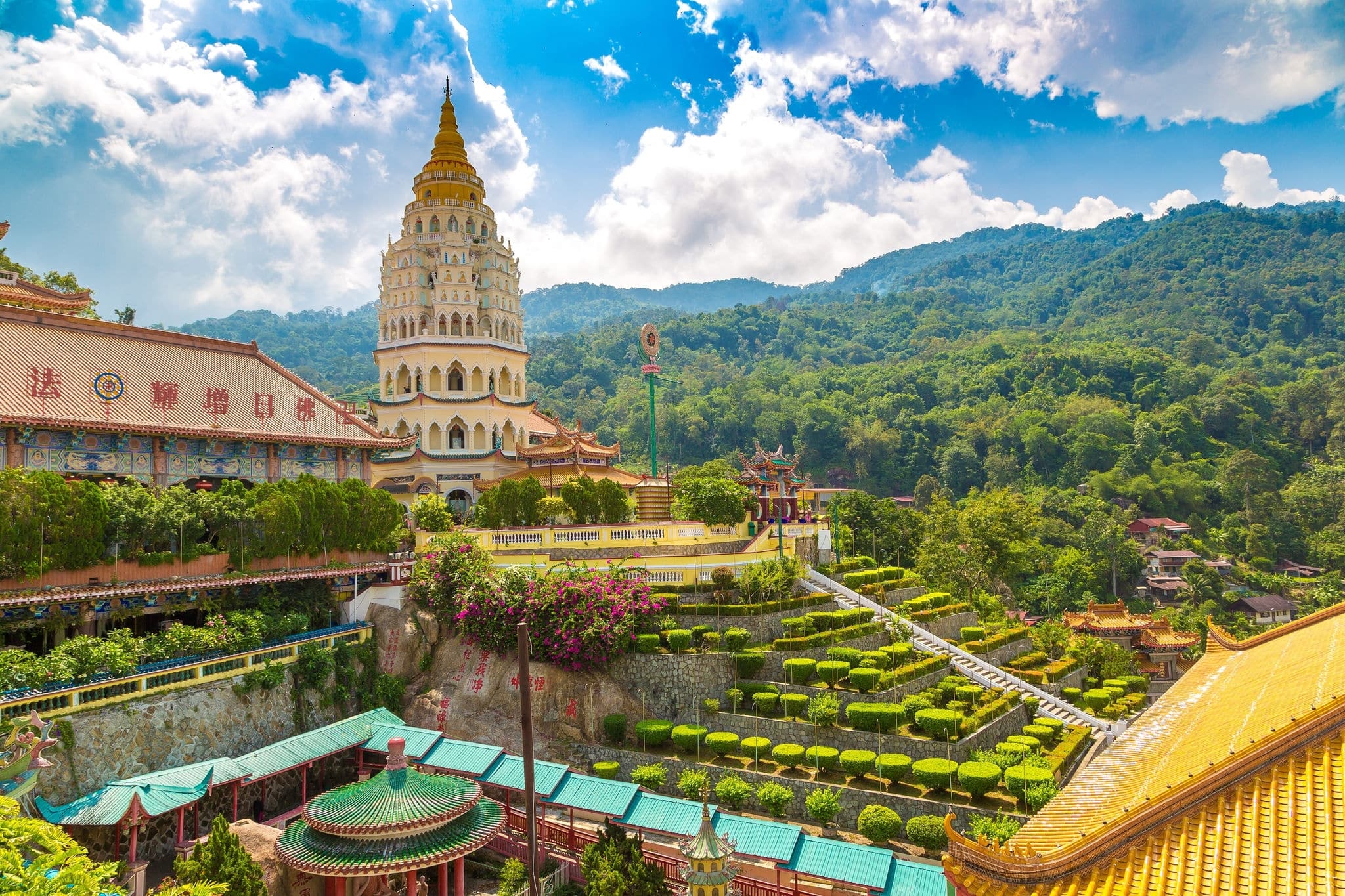 Kek Lok Si Temple in Georgetown, Penang island, Malaysia