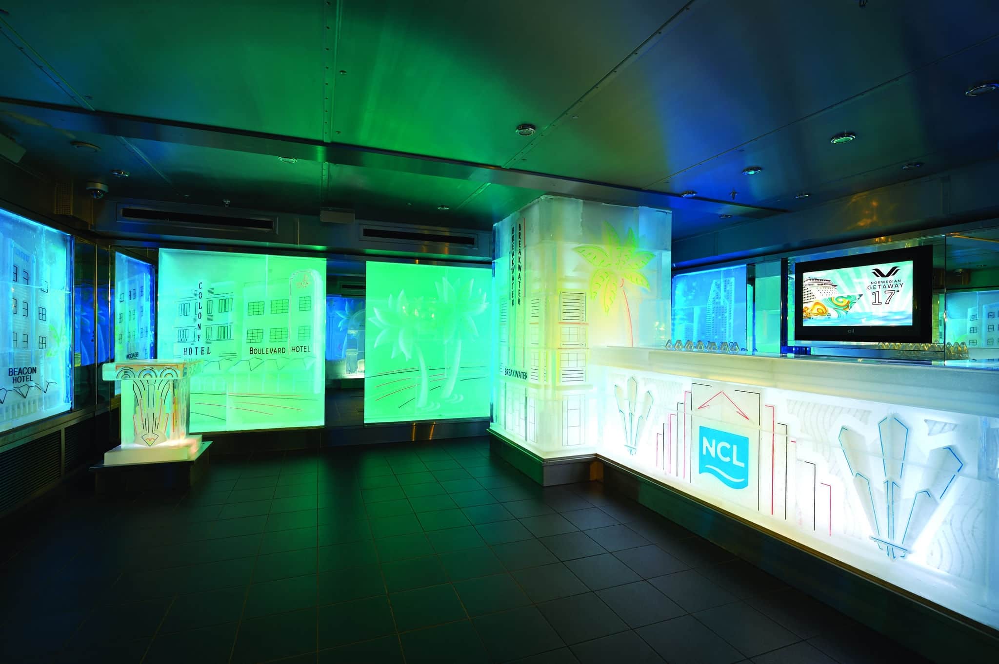 NCL Getaway Ice Bar