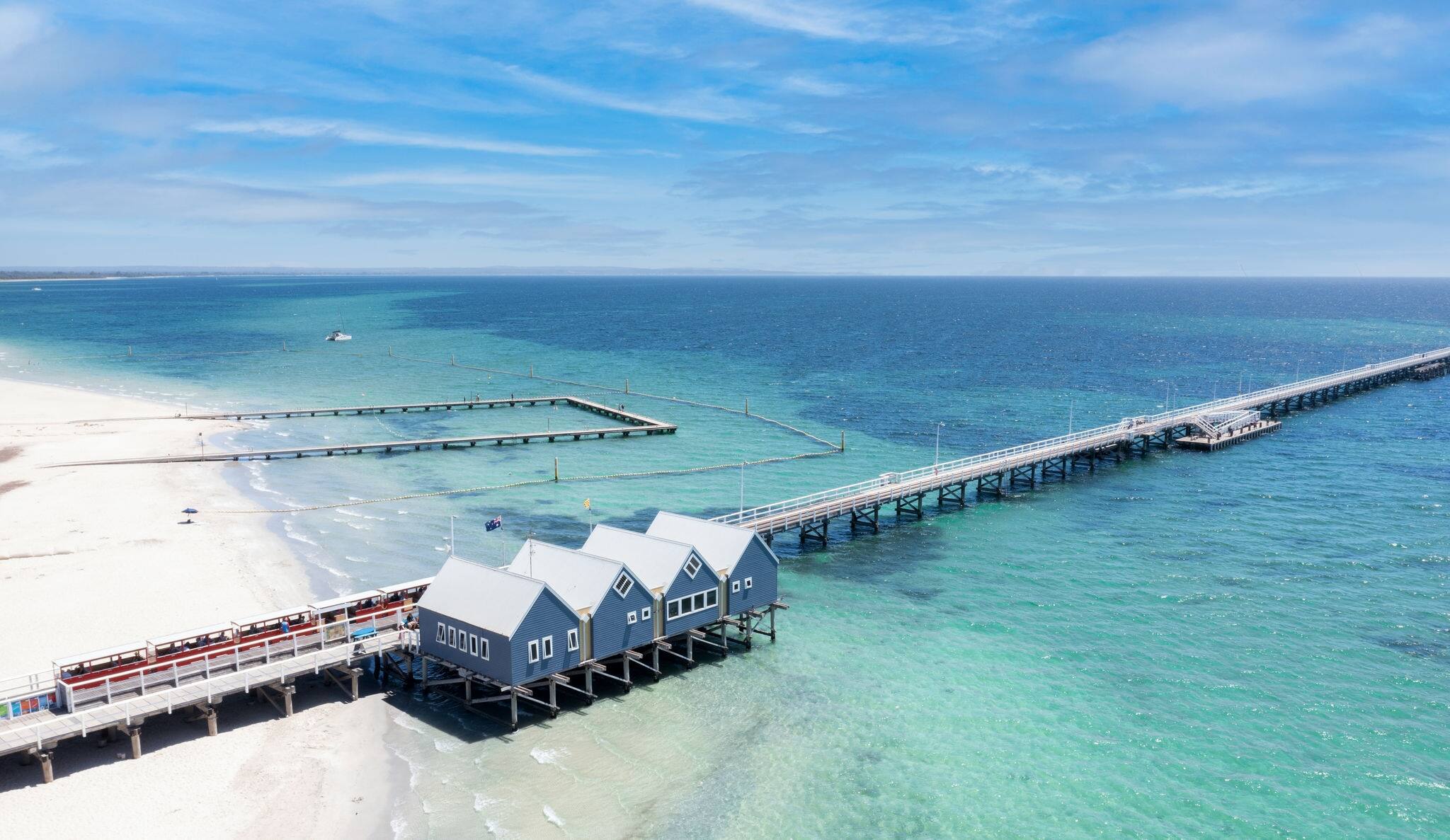 Busselton Jetty, close to Margaret River, Western Australia