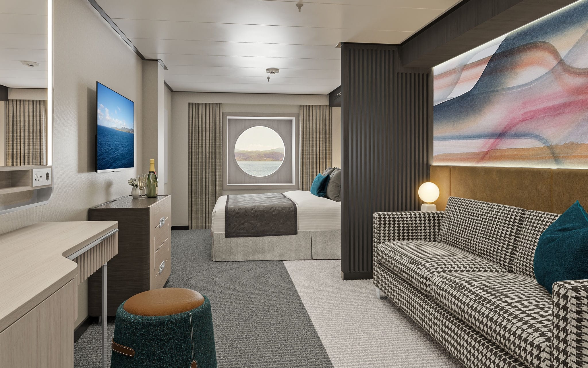 Oceanview with Round Window