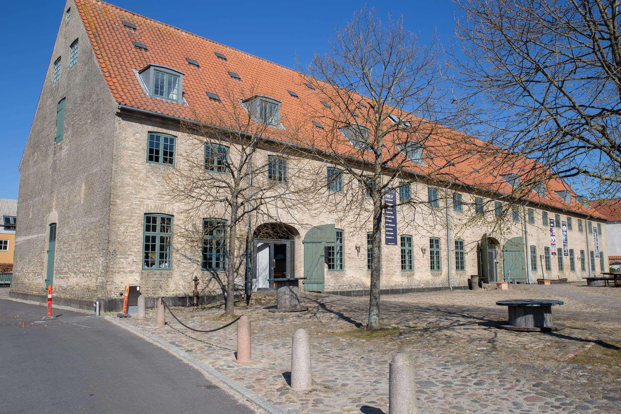 The beautiful old military building in Fredericia