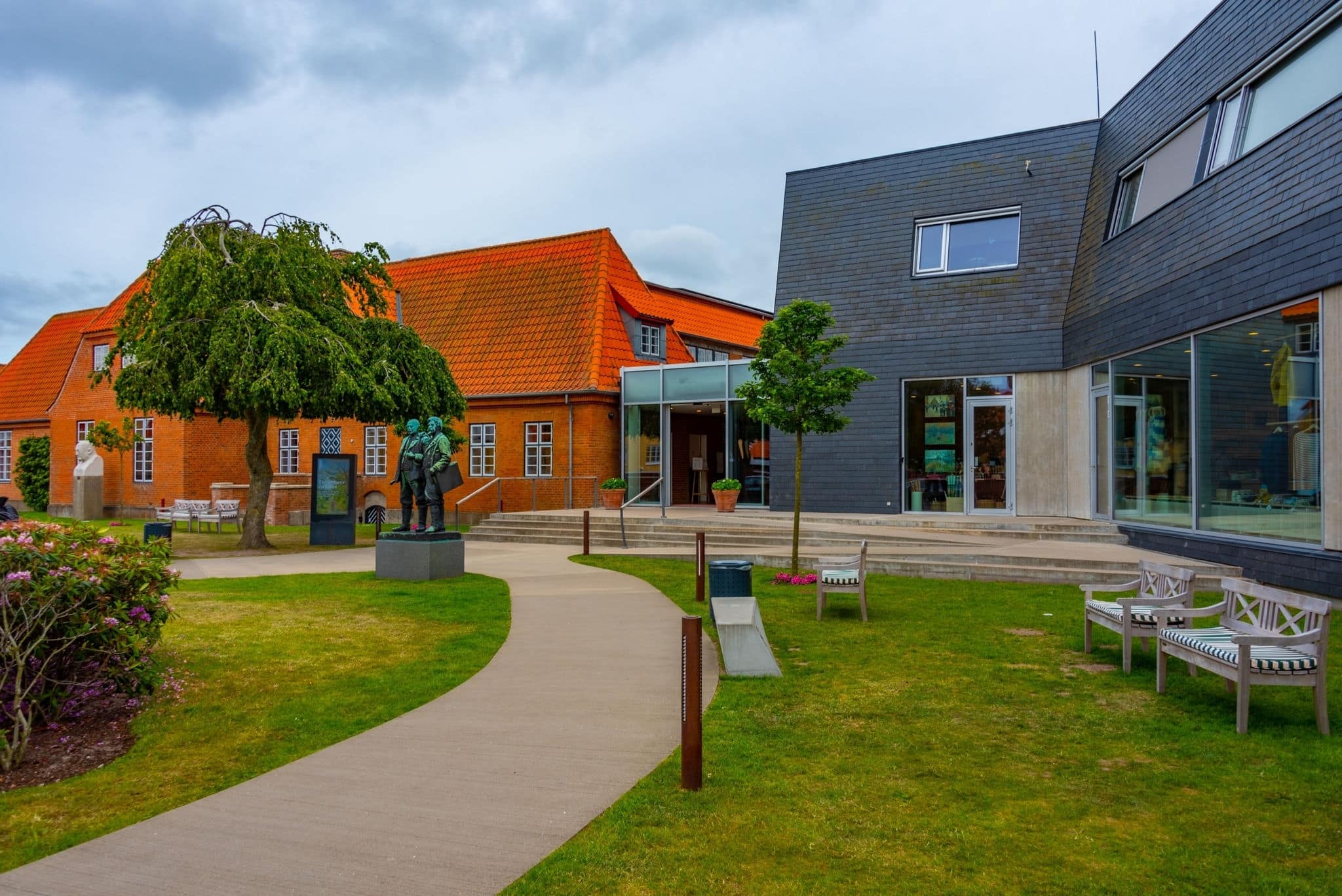 View of Skagens museum in Denmark.