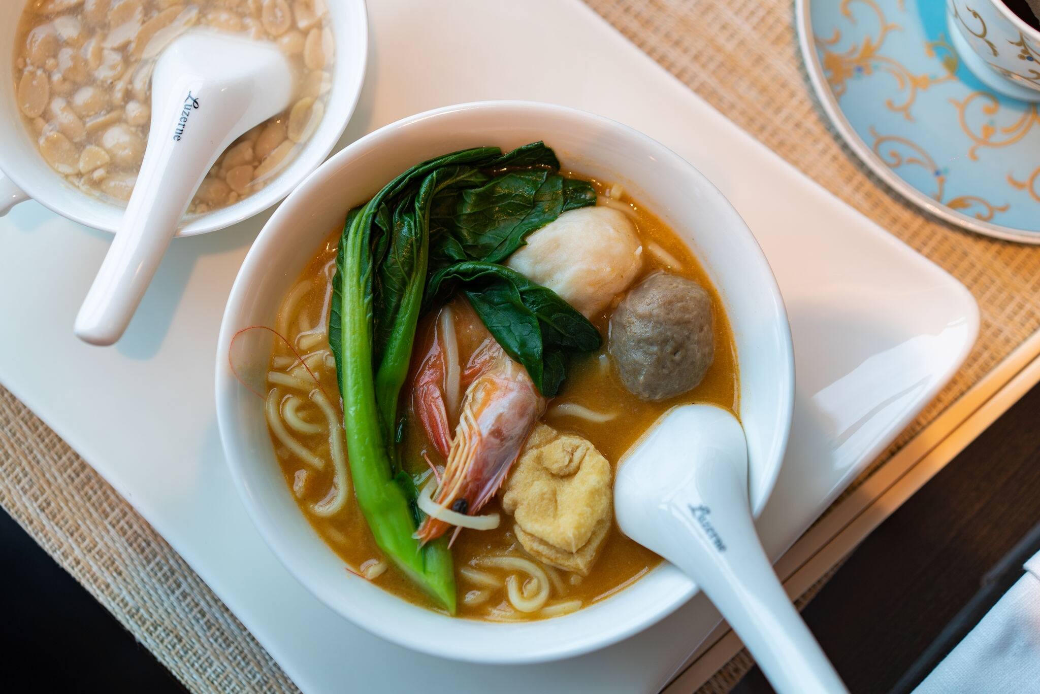 Shacha noodles in a hotel in Xiamen, China