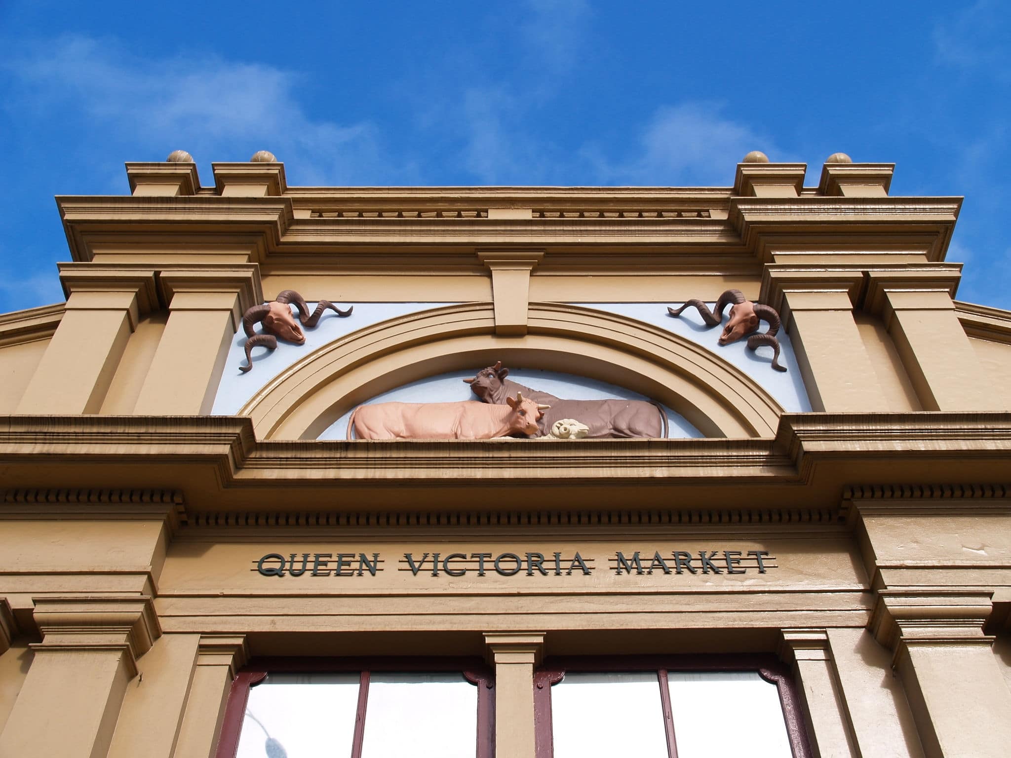 Facade of Queen Victoria Market, Melbourne, Australia