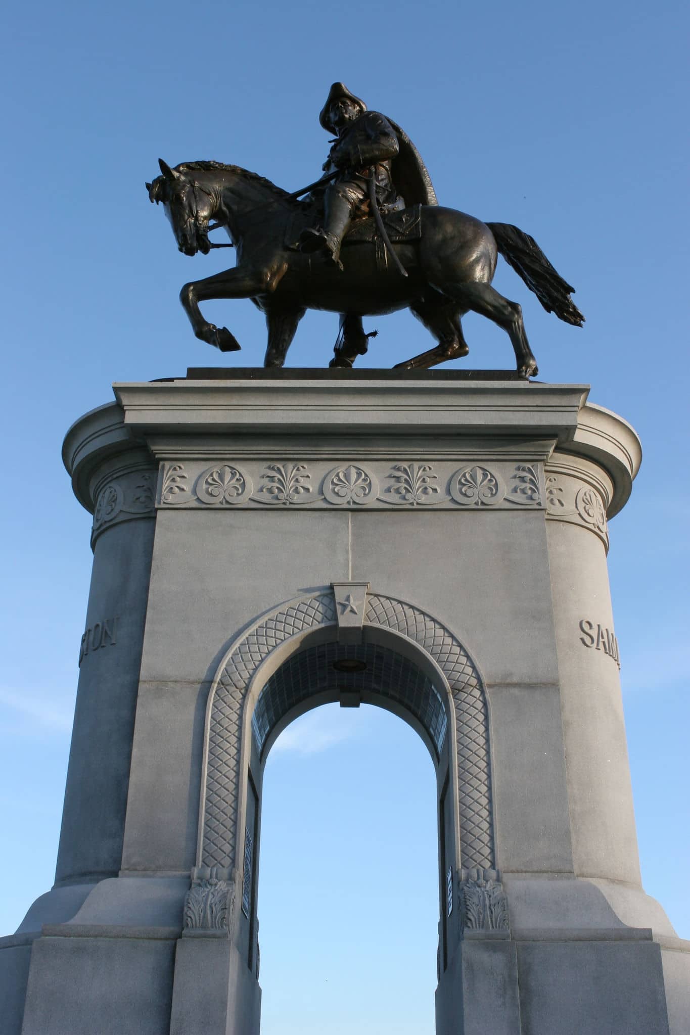 Statue of Sam Houston in Hermann Park