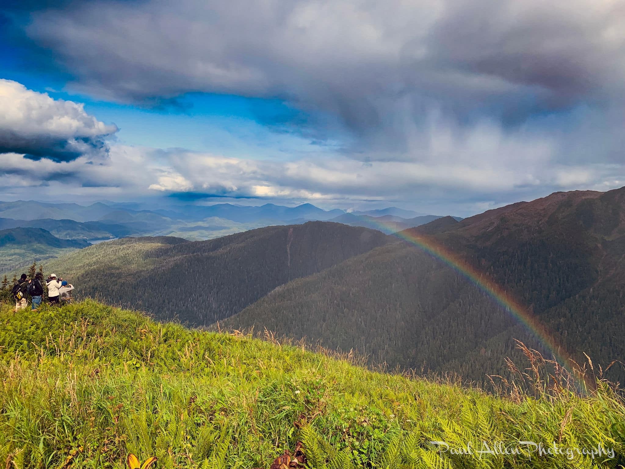 Rainbow on Dude Mountain, Ketchikan, Alaska.