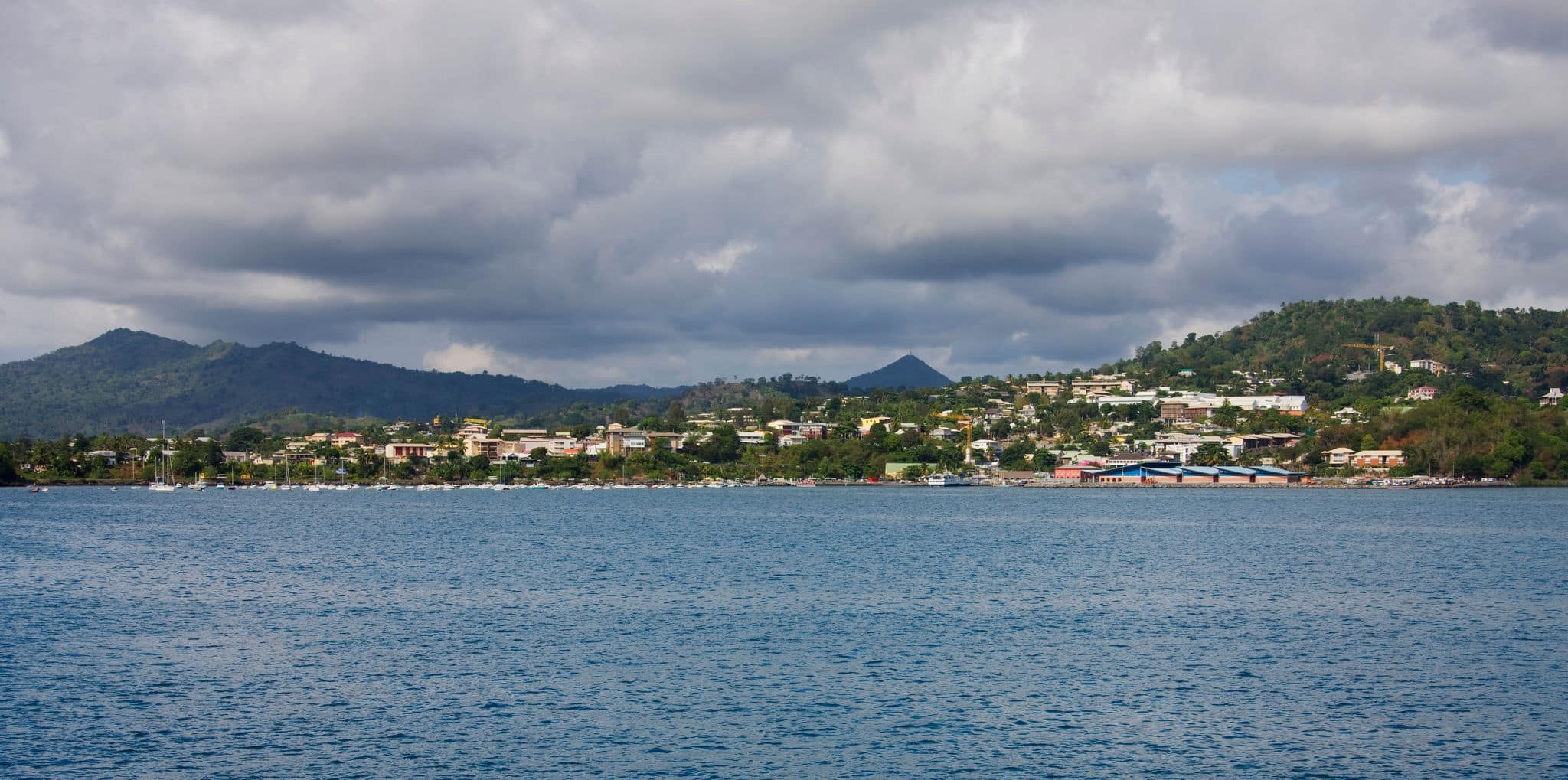 Ocean views from Mayotte.