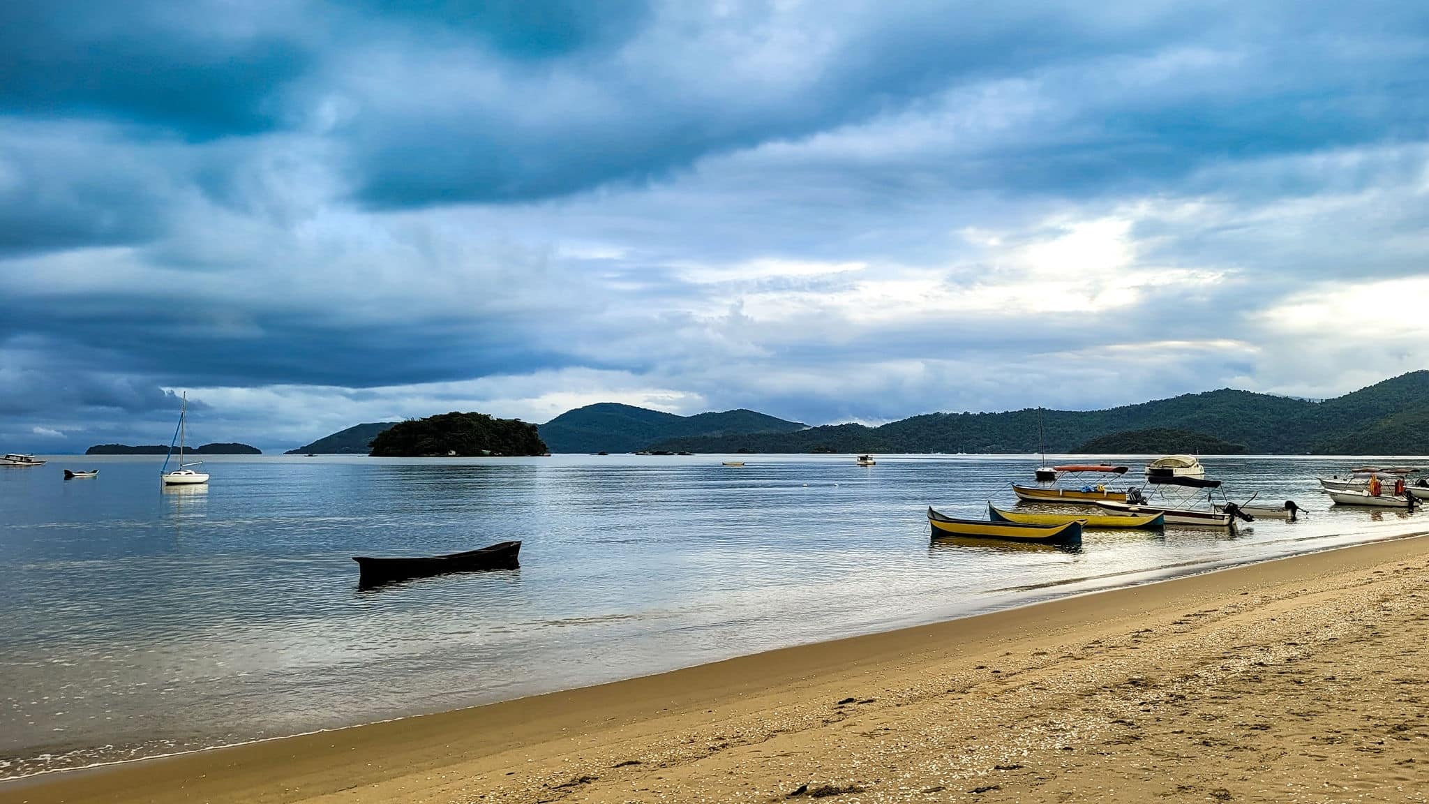 Jabaquara beach in Rio de Janeiro