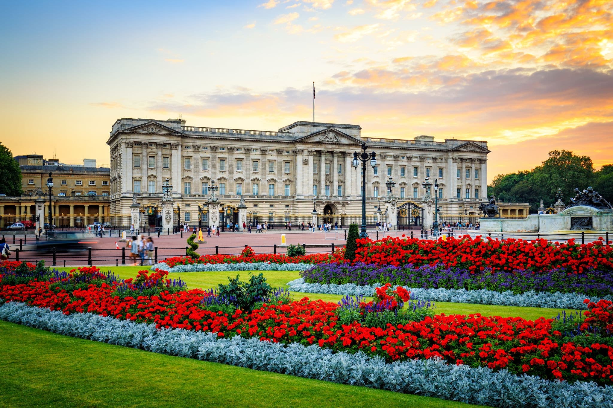 Buckingham Palace in London, United Kingdom.
