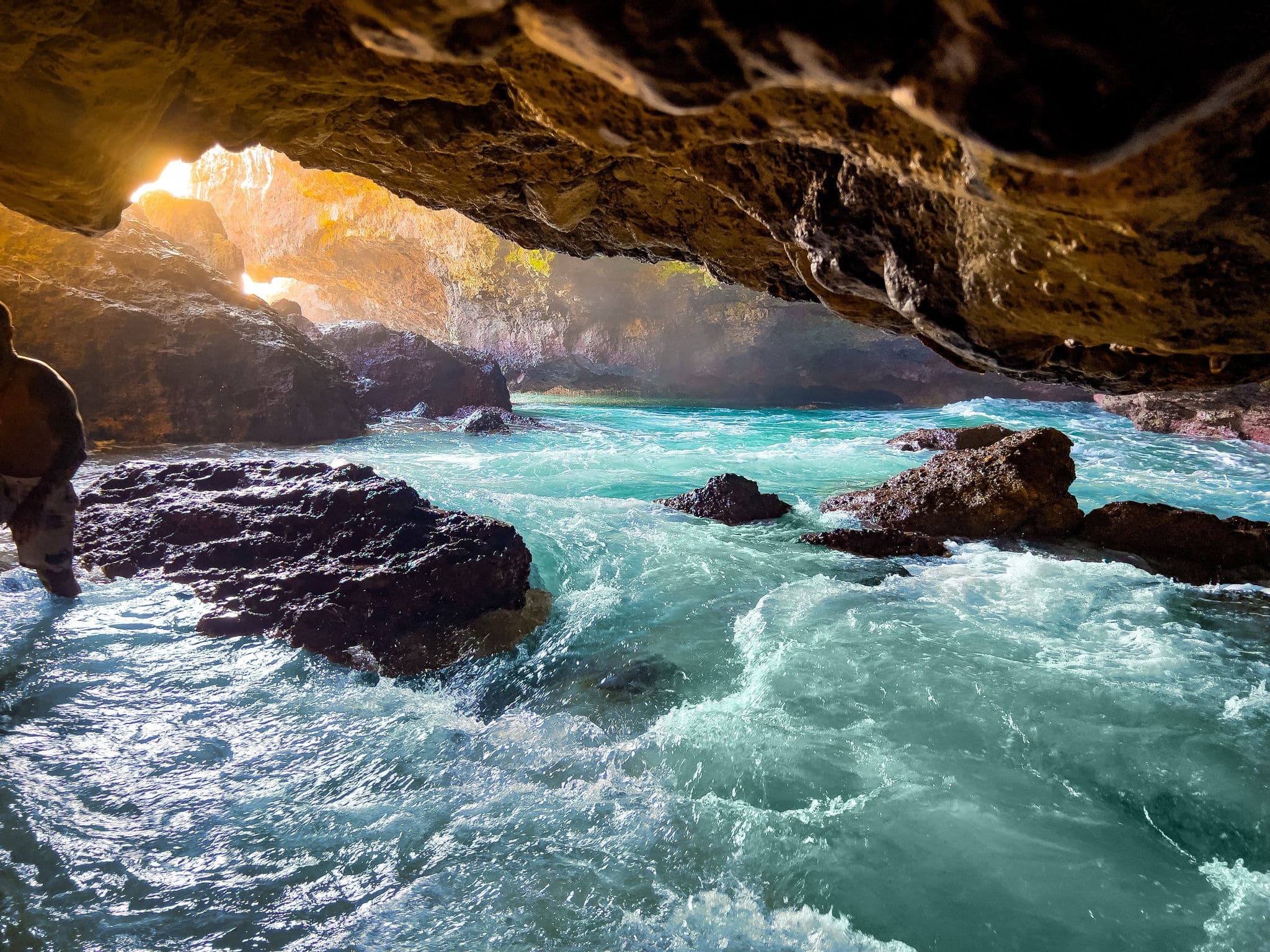 Cave at Hidden Beach in Puerto Vallarta Mexico