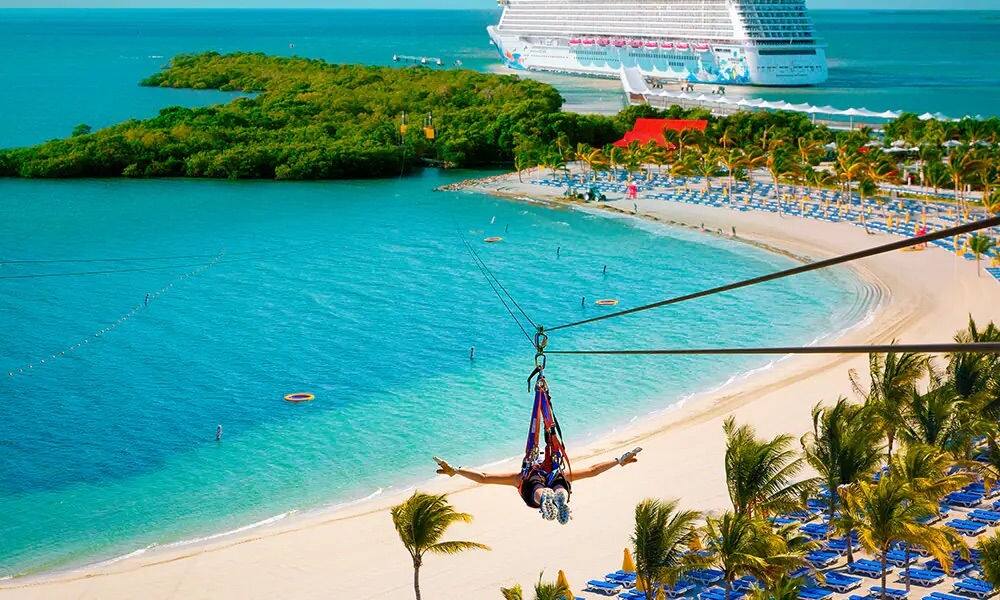 NCL-Lifestyle-Cruise-Ziplining-Cruise-Beach