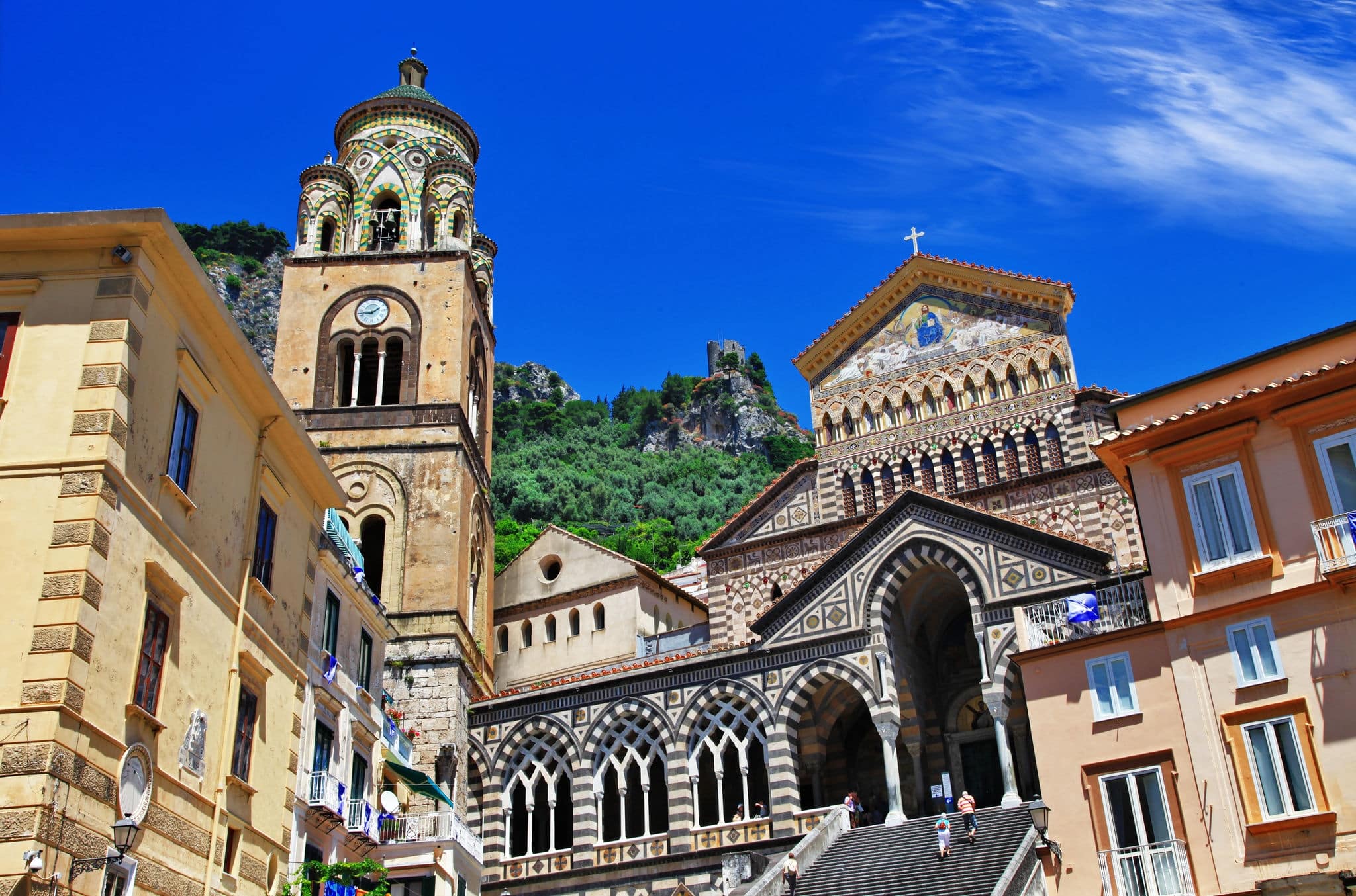 beautiful church of st.Andrea, Amalfi. Italy