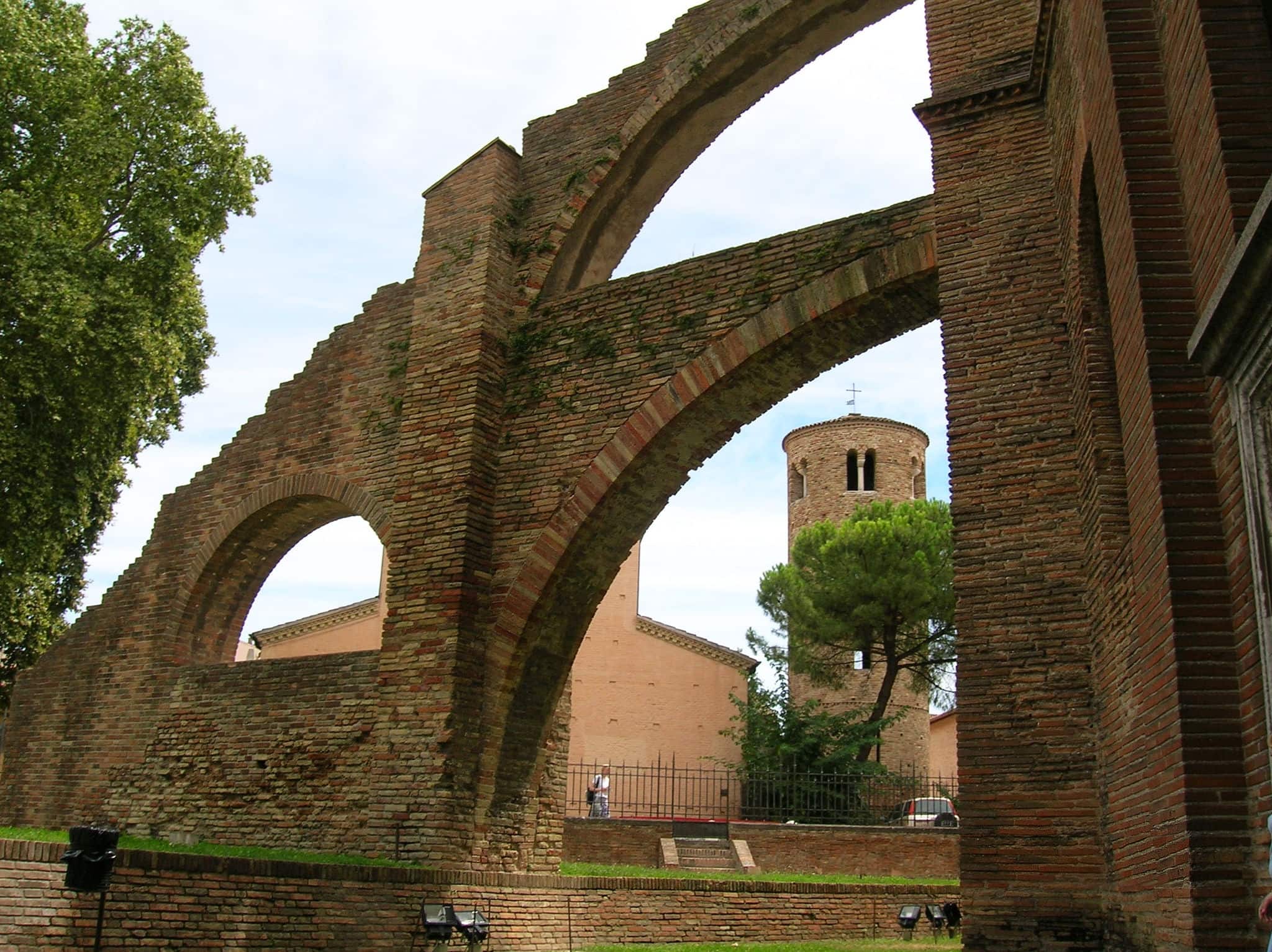 Arch of the church, Ravenna, Italy
