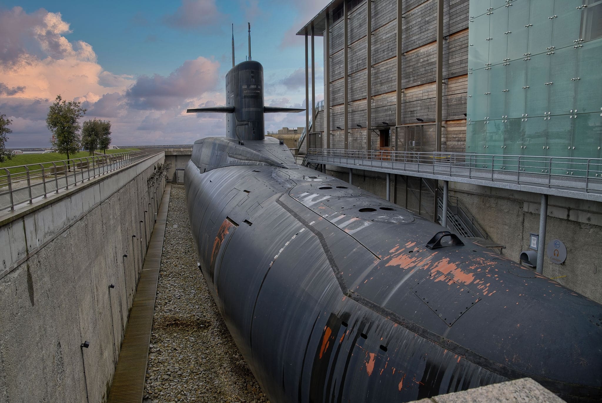 The SSBN Le Redoutable, Cherbourg, France