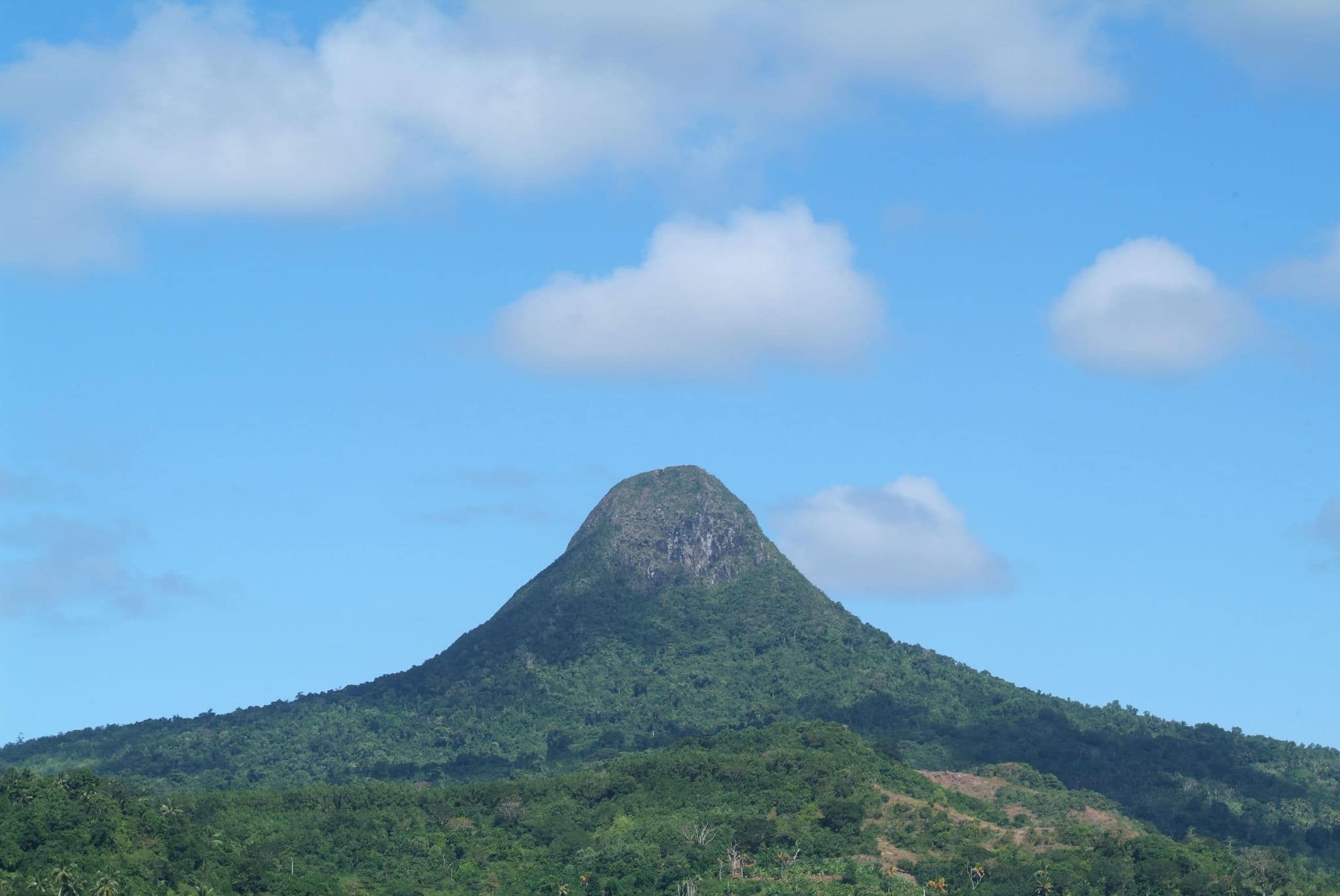 Mount Choungui on Mayotte island