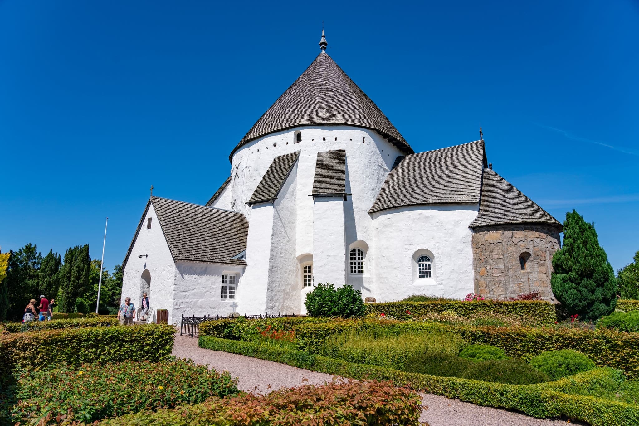 Circular Church on the Danish Island of Bornholm