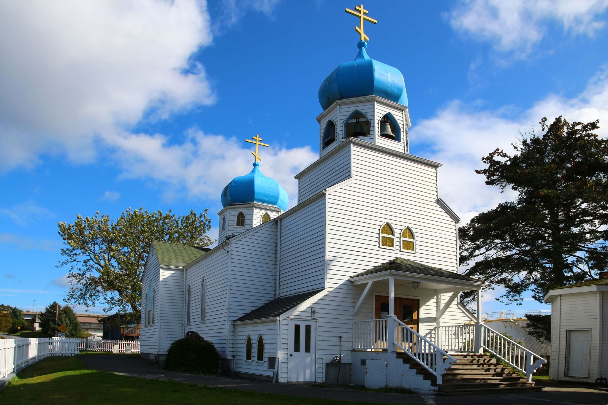 Holy Resurrection Church is a historic Russian Orthodox Church in Kodiak 