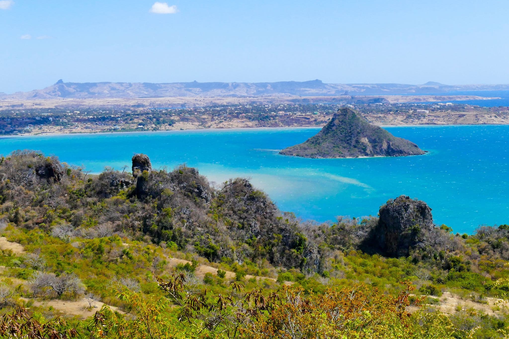 The sugarloaf of Antsiranana bay Diego Suarez, northern Madagascar.