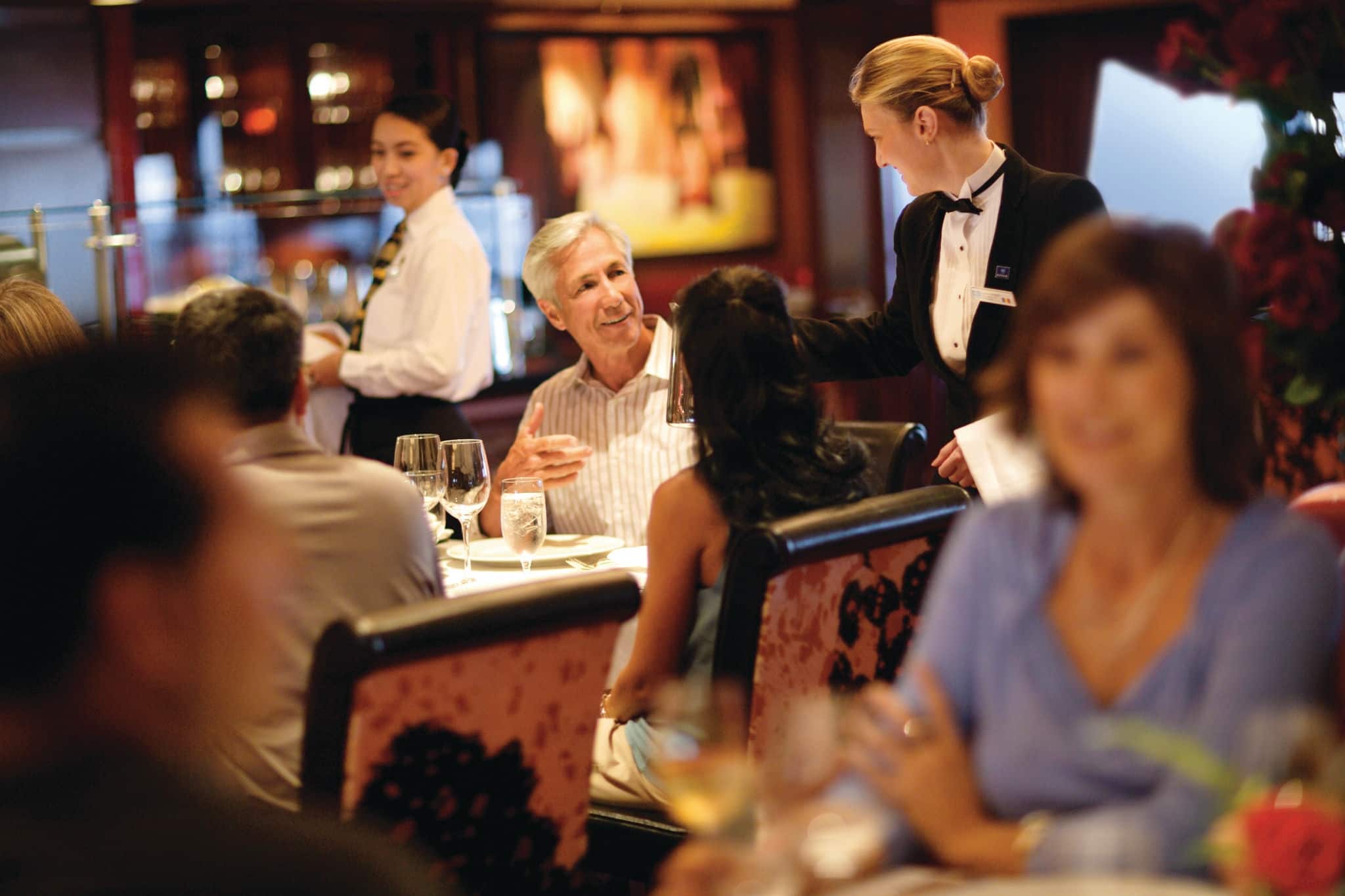 Dining at Cagney's Steakhouse CAGNEYS STEAKHOUSE-A01  NCL OWNED