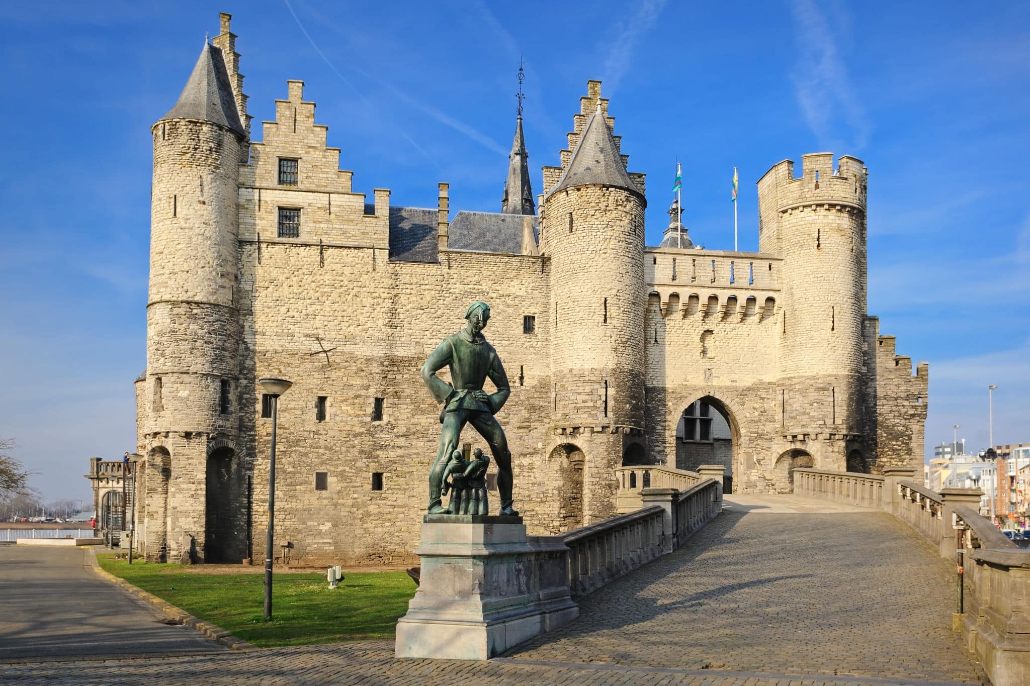 National Maritime Museum at the castle Het Steen" in Antwerp, Belgium