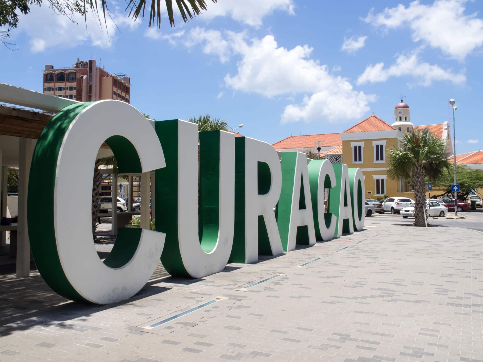 Views around Punda old City  Willemstad Curacao Caribbean