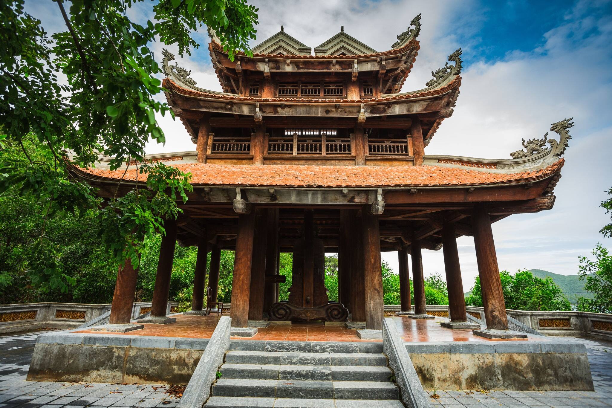 Buddhist temple in Vietnam, on the island of Vinpearl, Nha Trang