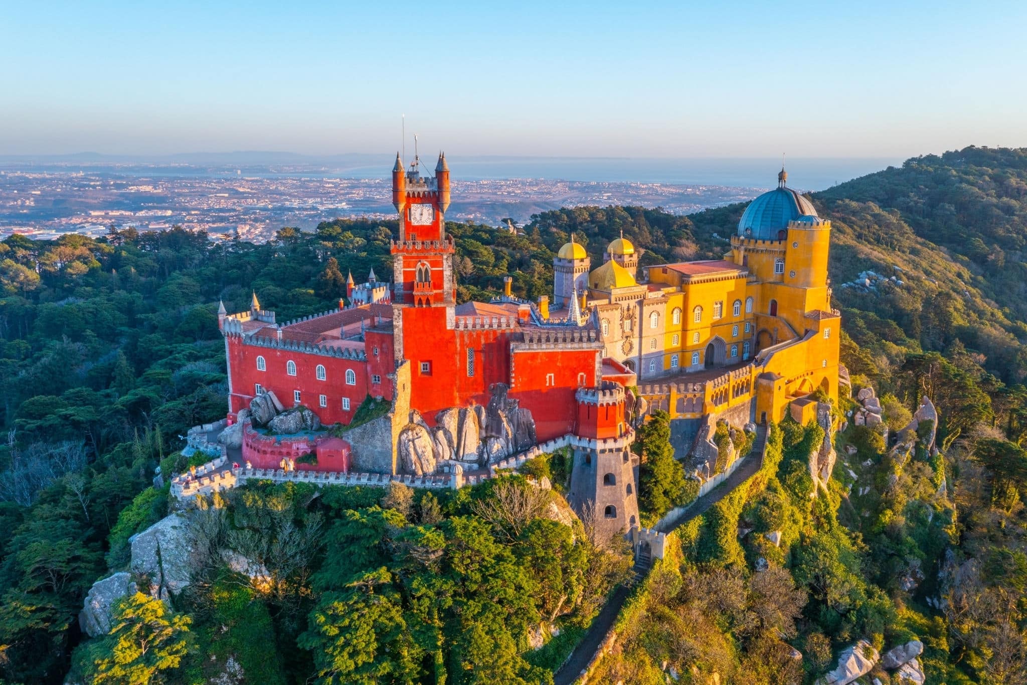 National Palace of Pena near Sintra, Portugal.